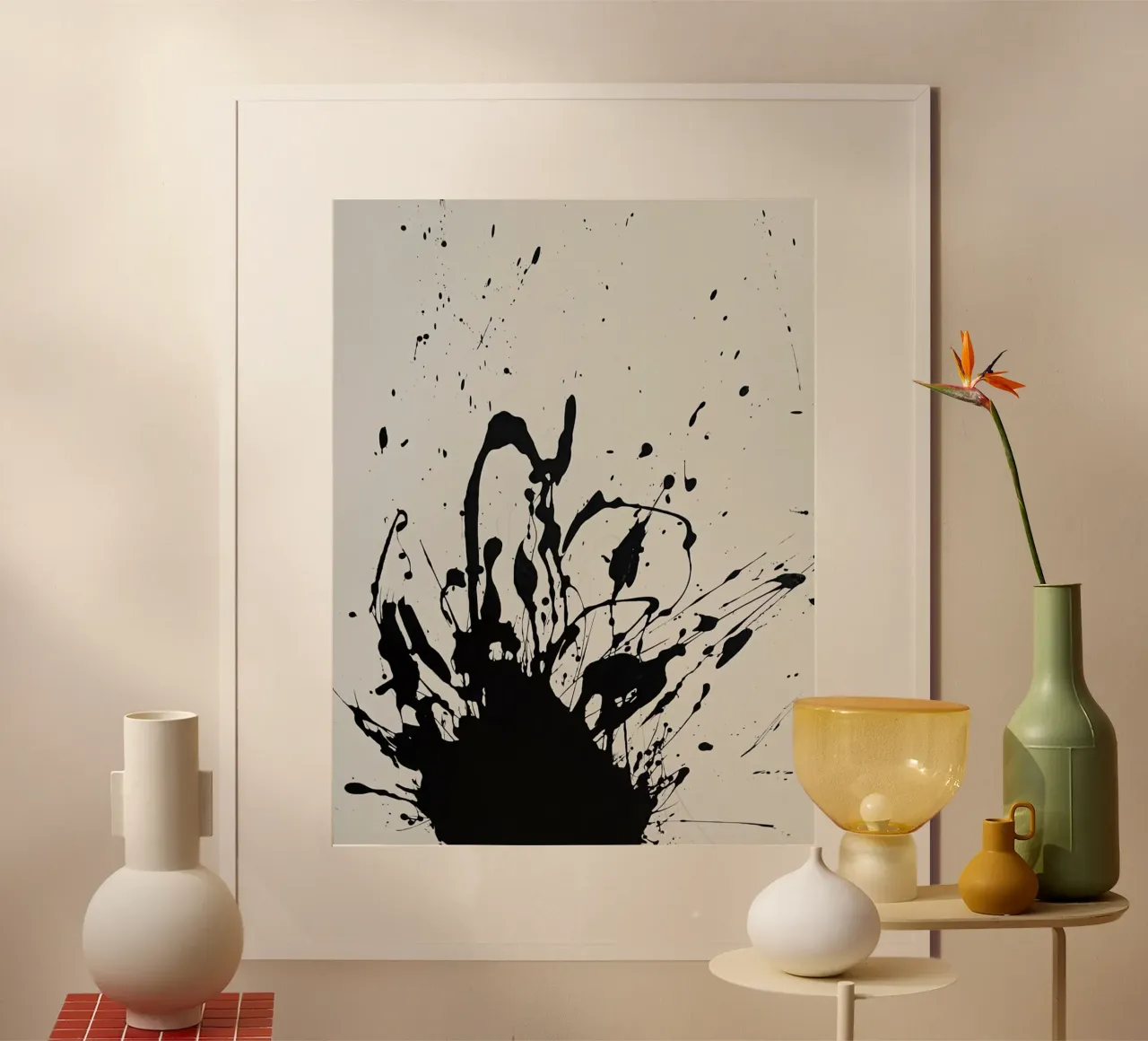 Il ballo poster con telaio in alluminio da rebeccaannemaclean