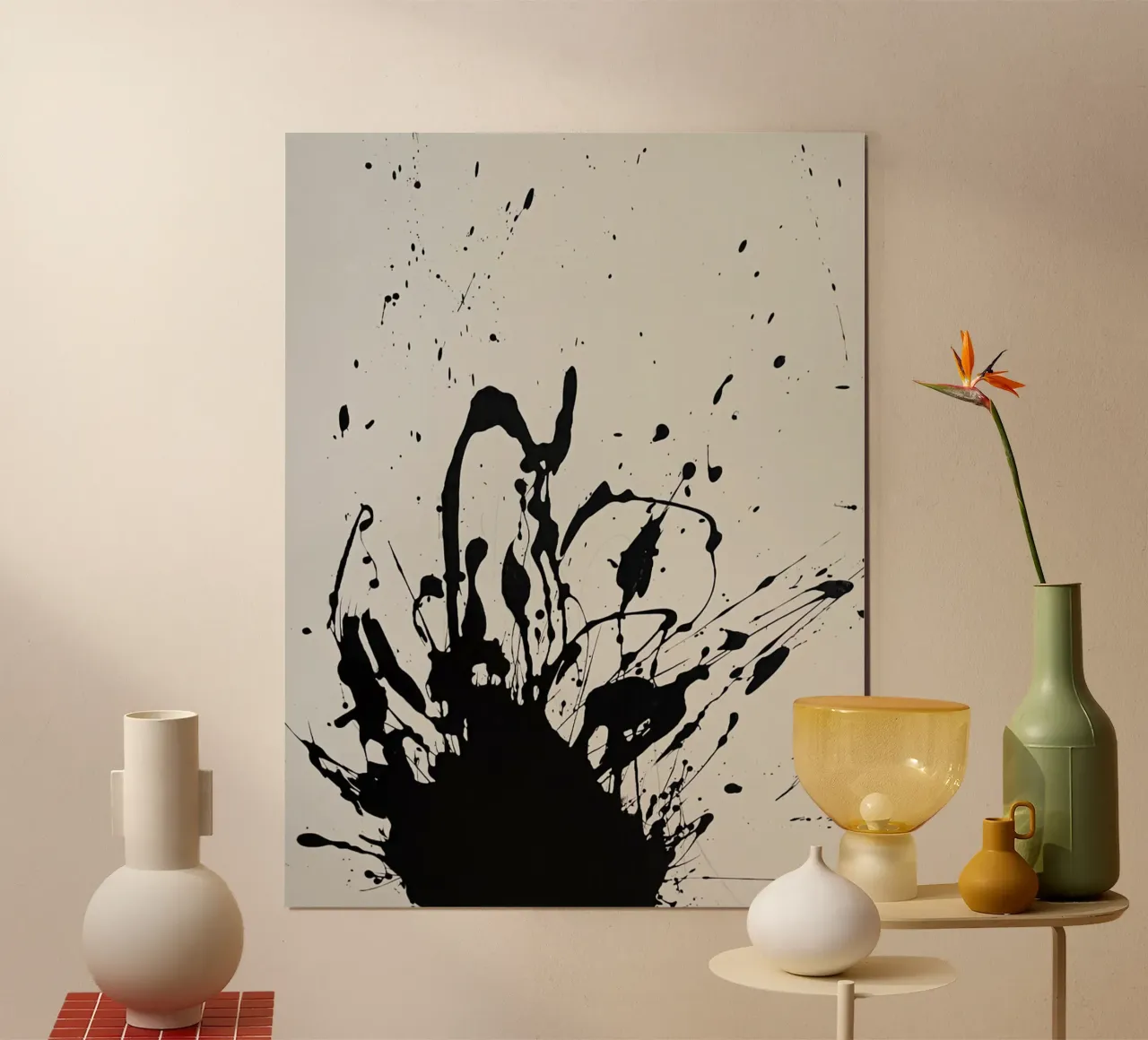 Il ballo poster con telaio in alluminio da rebeccaannemaclean
