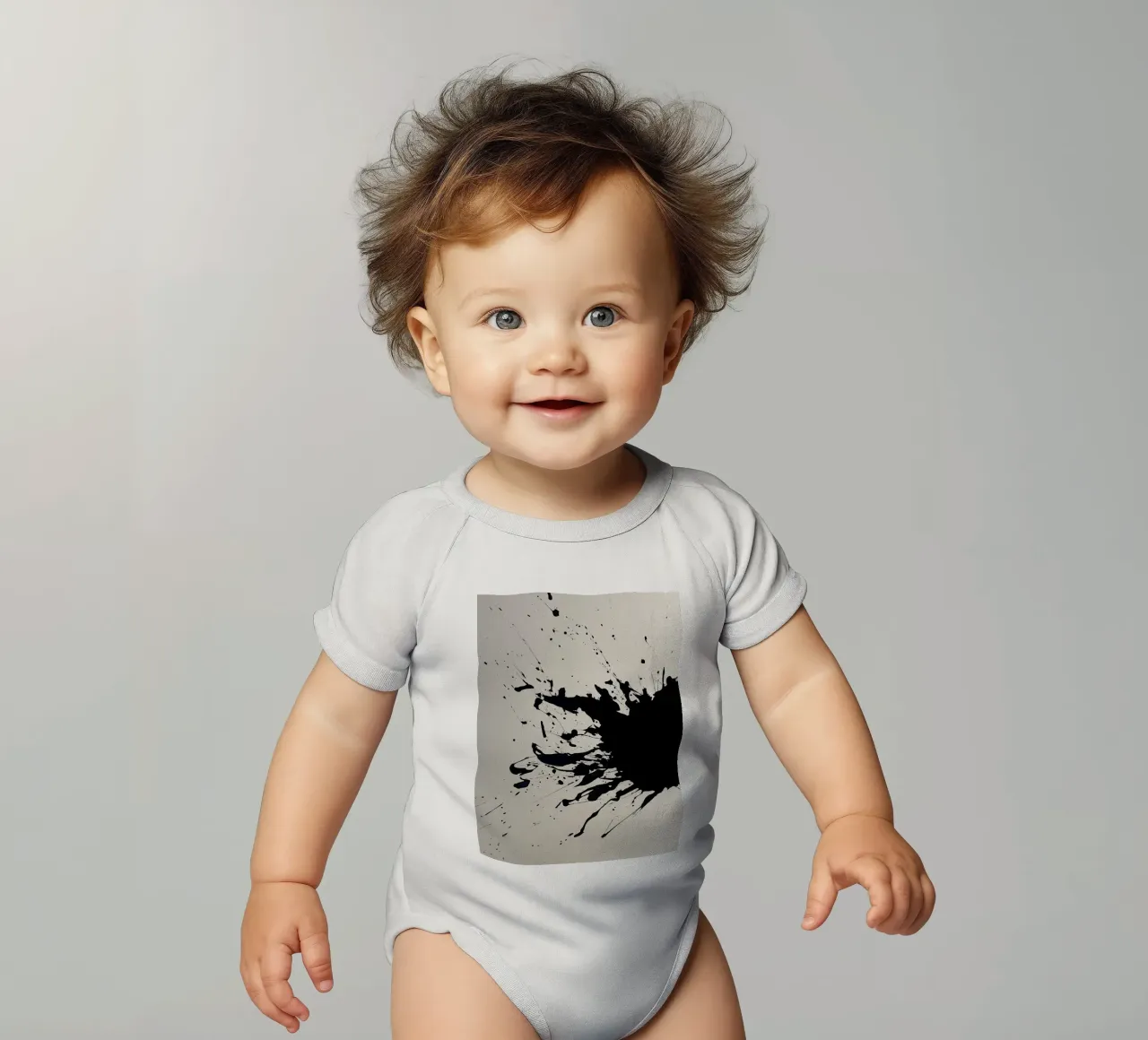 In un istante body neonato maniche corte da rebeccaannemaclean