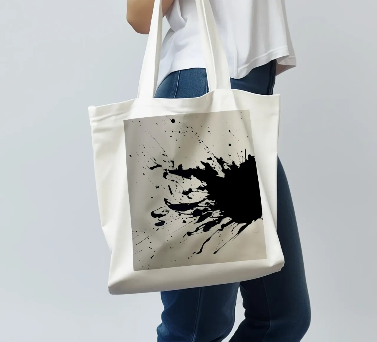 In un istante borsa in juta da rebeccaannemaclean