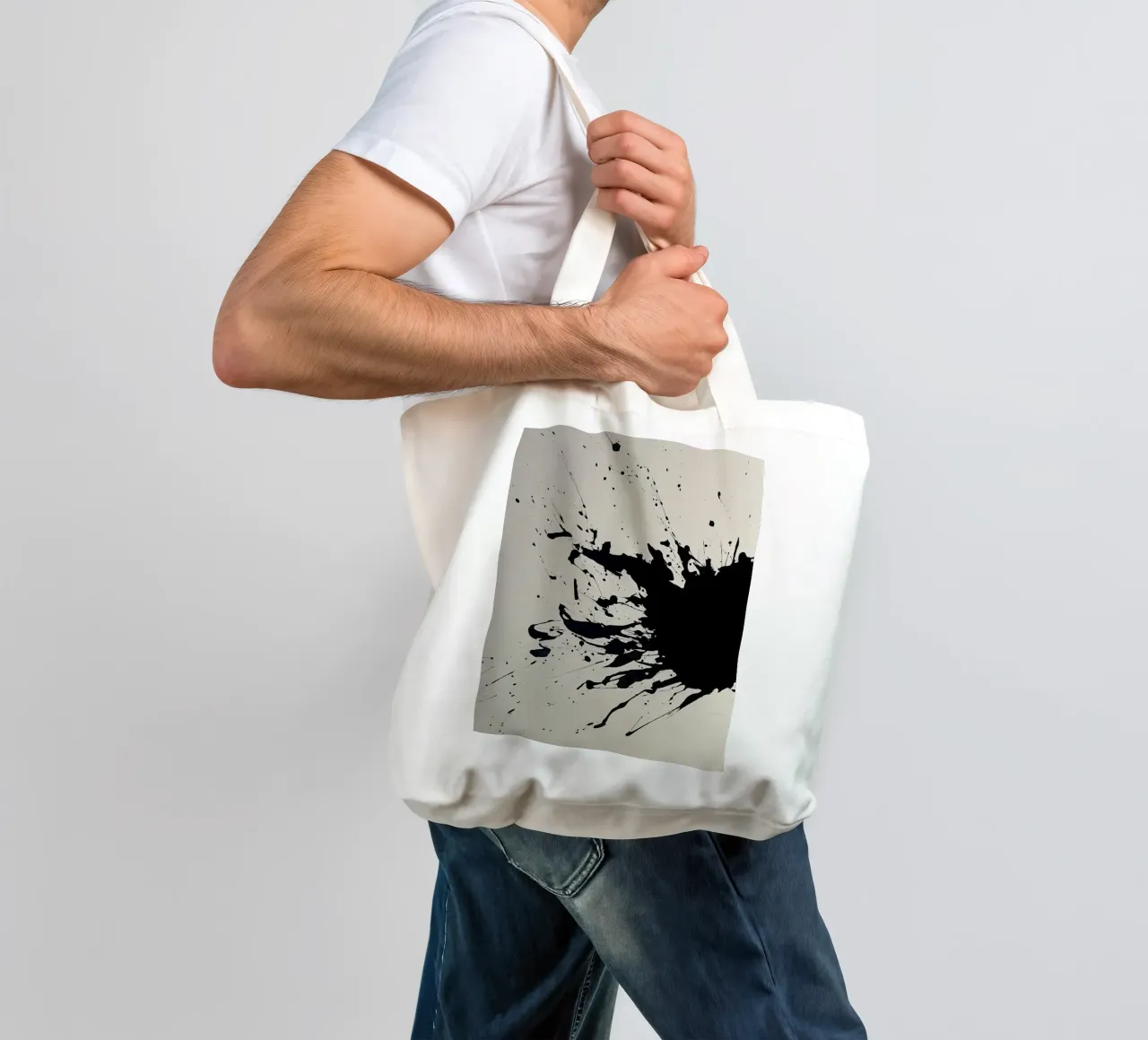 In un istante borsa in juta da rebeccaannemaclean