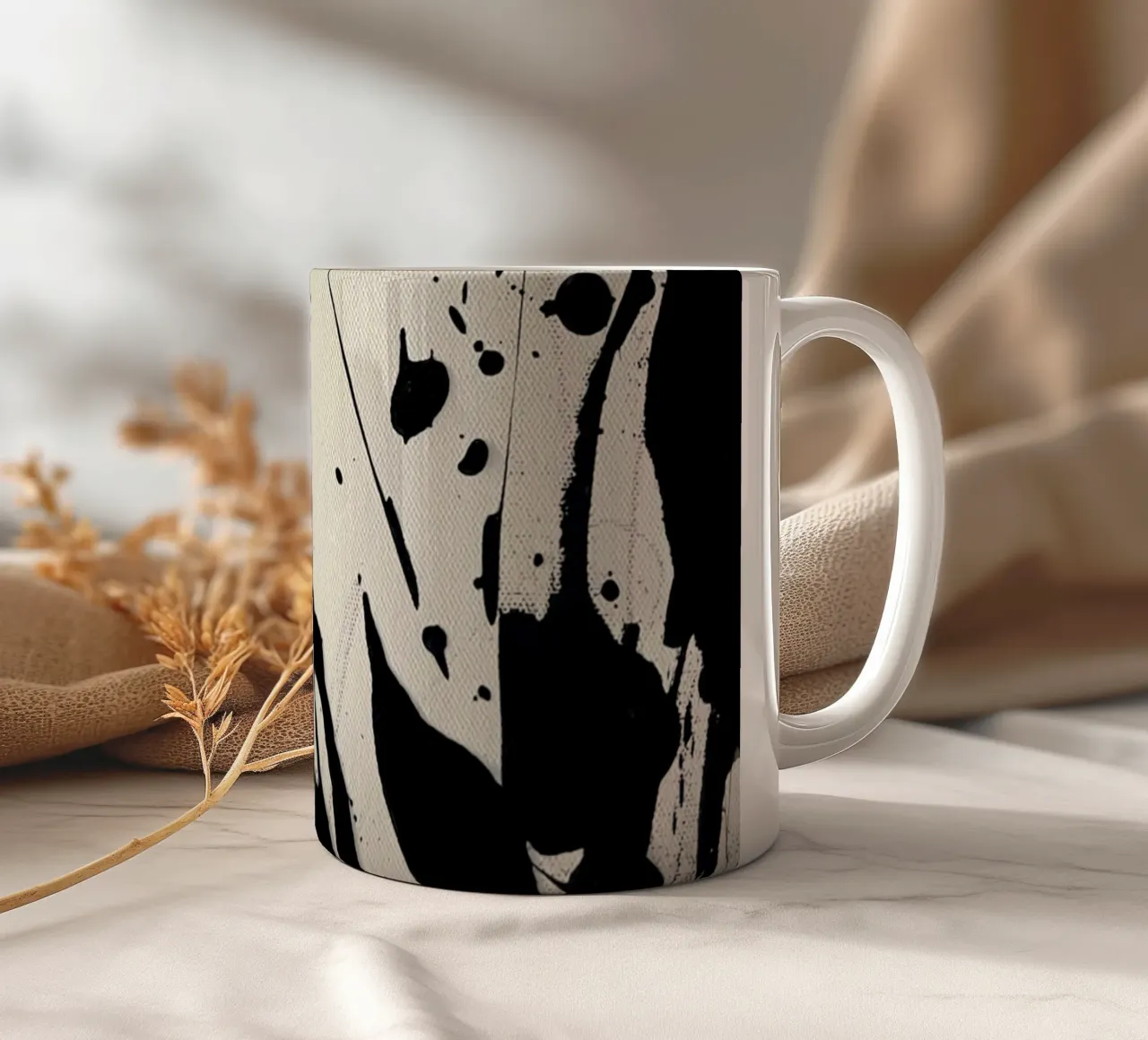 Mettere in scena uno spettacolo tazza in ceramica da rebeccaannemaclean
