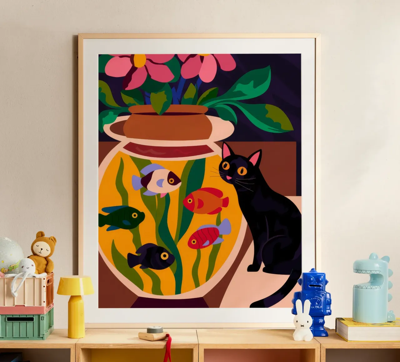 Aquarium Paws poster by Artie Shifa
