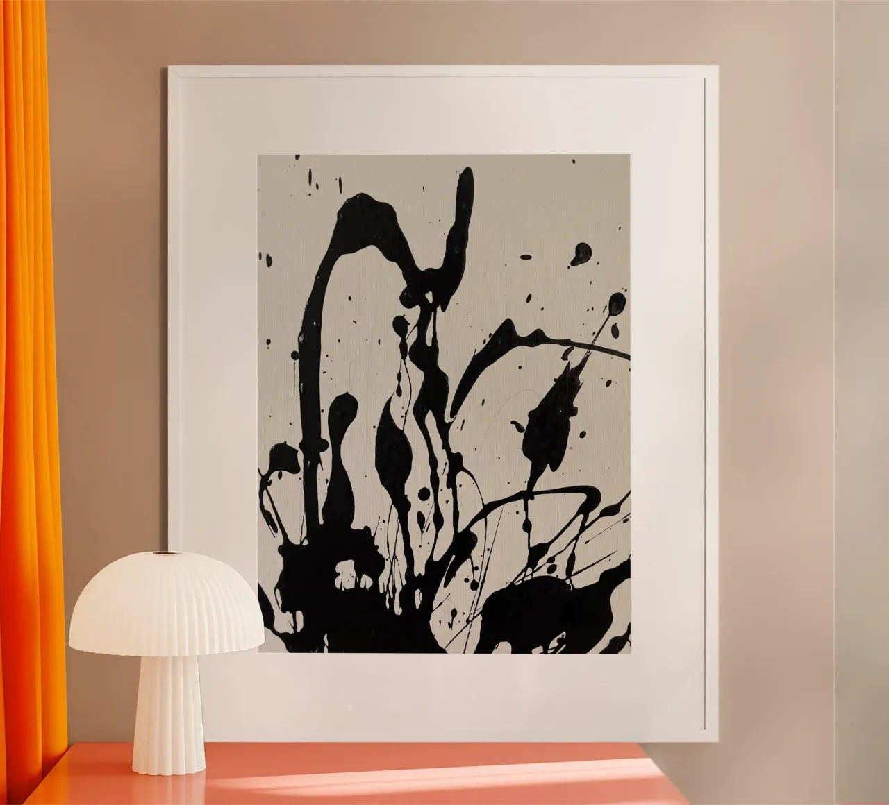 Più energia poster con telaio in alluminio da rebeccaannemaclean