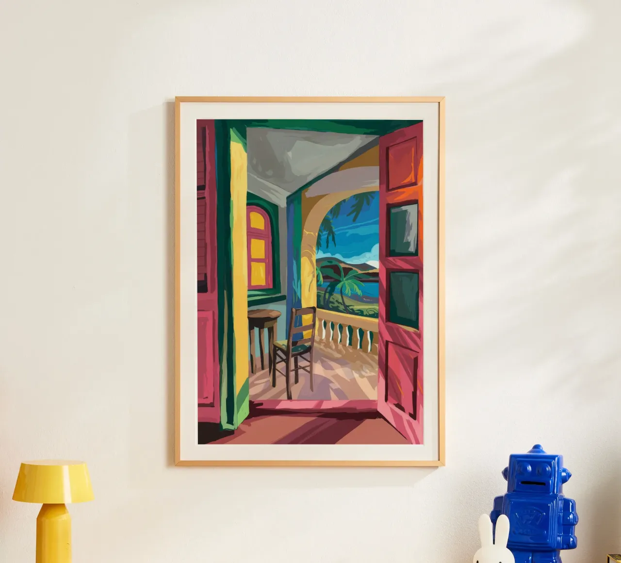 Ritiro sul balcone poster da Artie Shifa