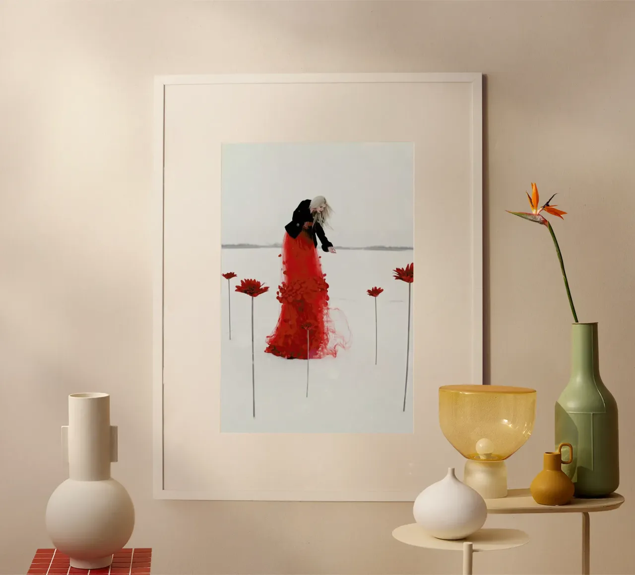 Your Life Is Your Garden poster con telaio in legno da Jovana Rikalo