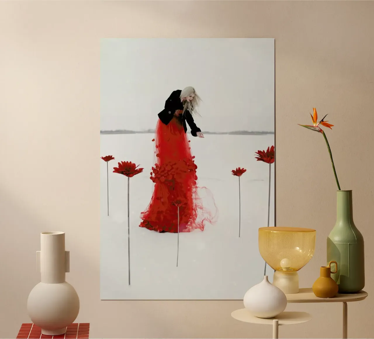 Your Life Is Your Garden poster con telaio in legno da Jovana Rikalo