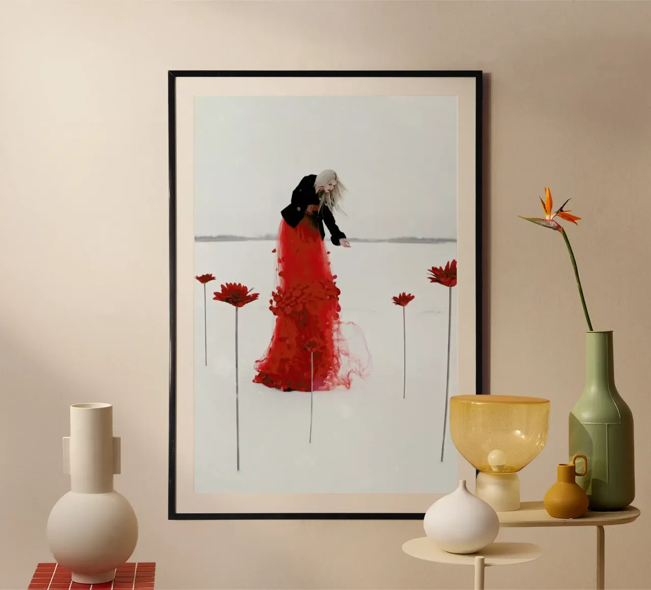 Your Life Is Your Garden poster con telaio in legno da Jovana Rikalo