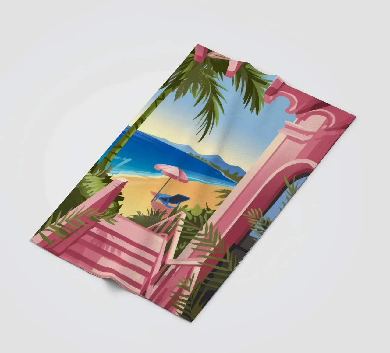 Sentiero della spiaggia coperta in pile da Artie Shifa