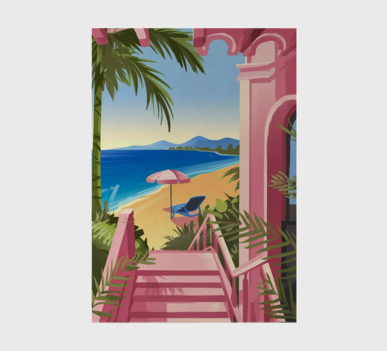 Beach Path notebook by Artie Shifa