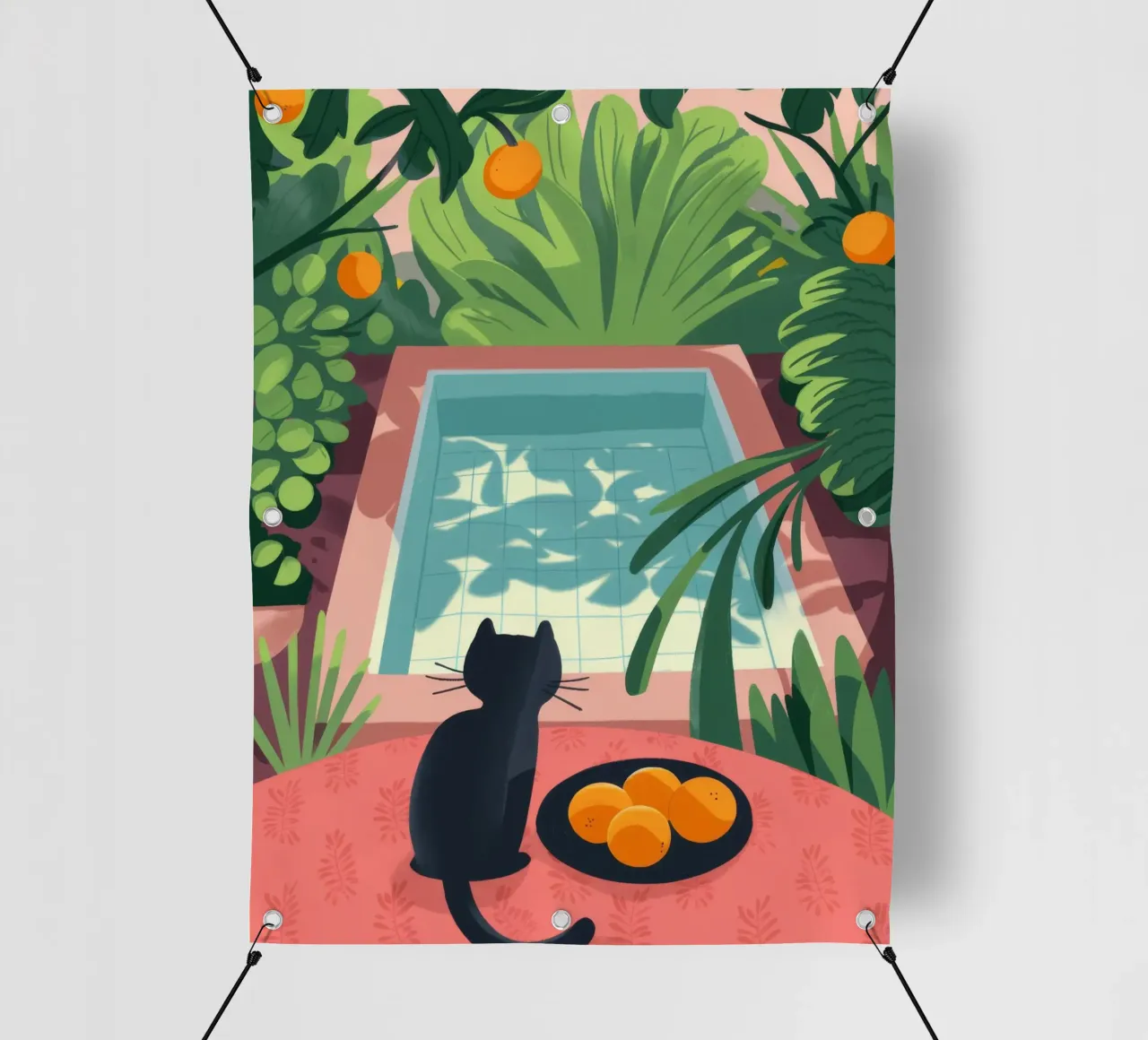 Amico botanico telo in pvc da Artie Shifa