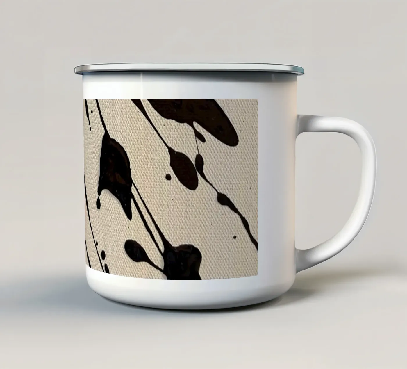 Effortless enamel mug by rebeccaannemaclean