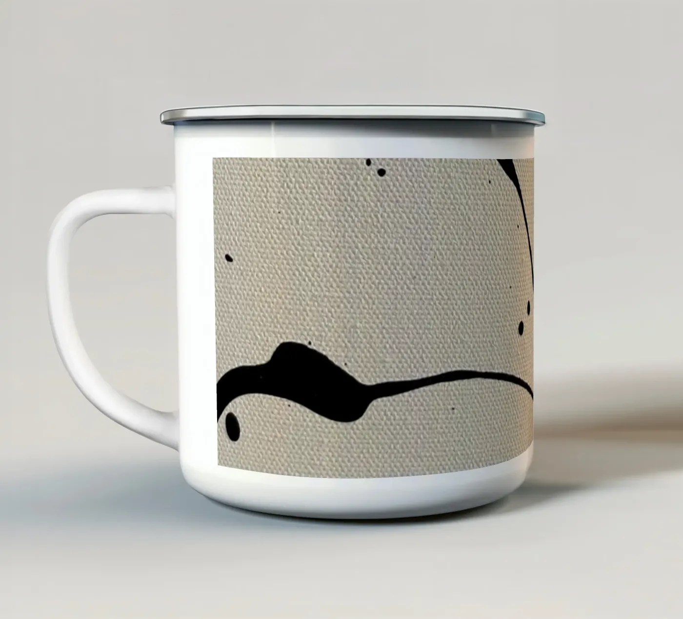 Effortless enamel mug by rebeccaannemaclean