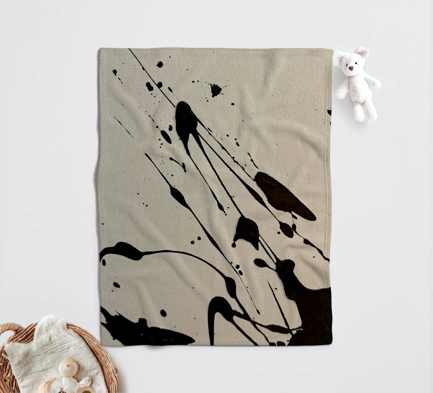 Effortless fleece blanket by rebeccaannemaclean