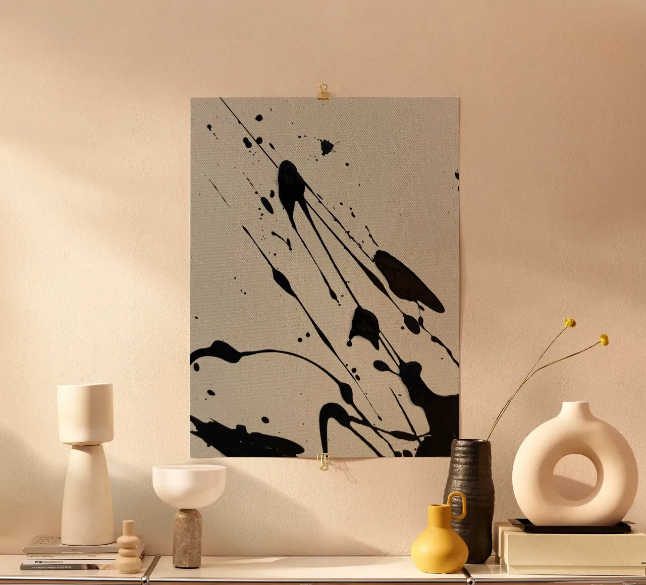 Senza sforzo poster con telaio in alluminio da rebeccaannemaclean