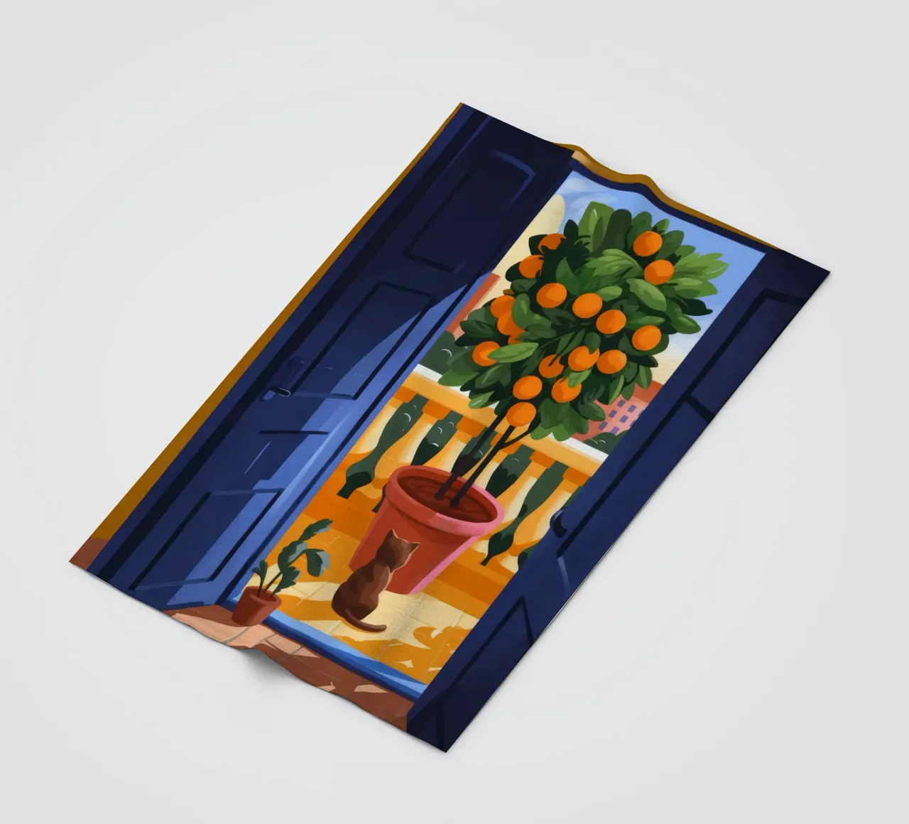 Balcone degli agrumi coperta in pile da Artie Shifa