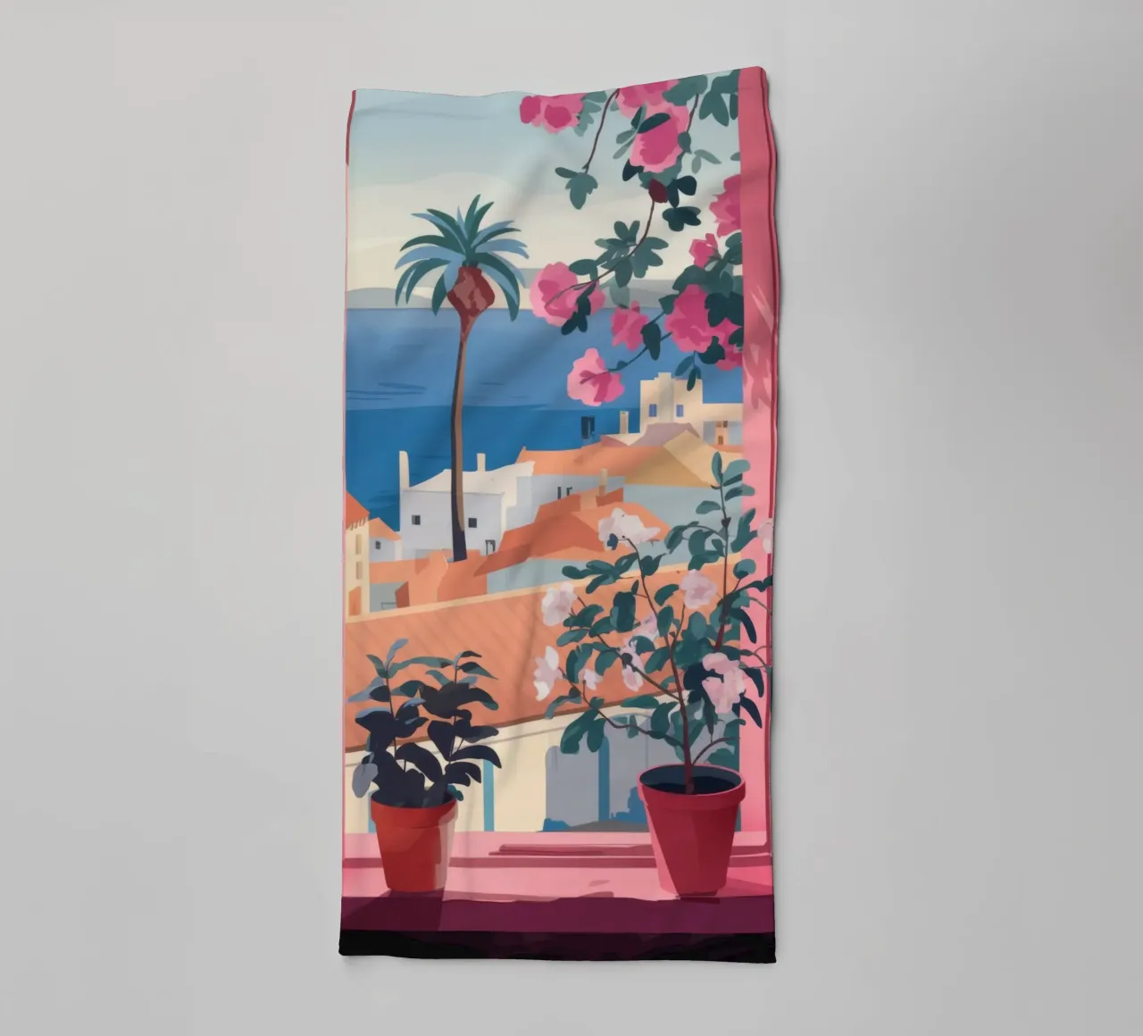 Coastal Calm towel by Artie Shifa
