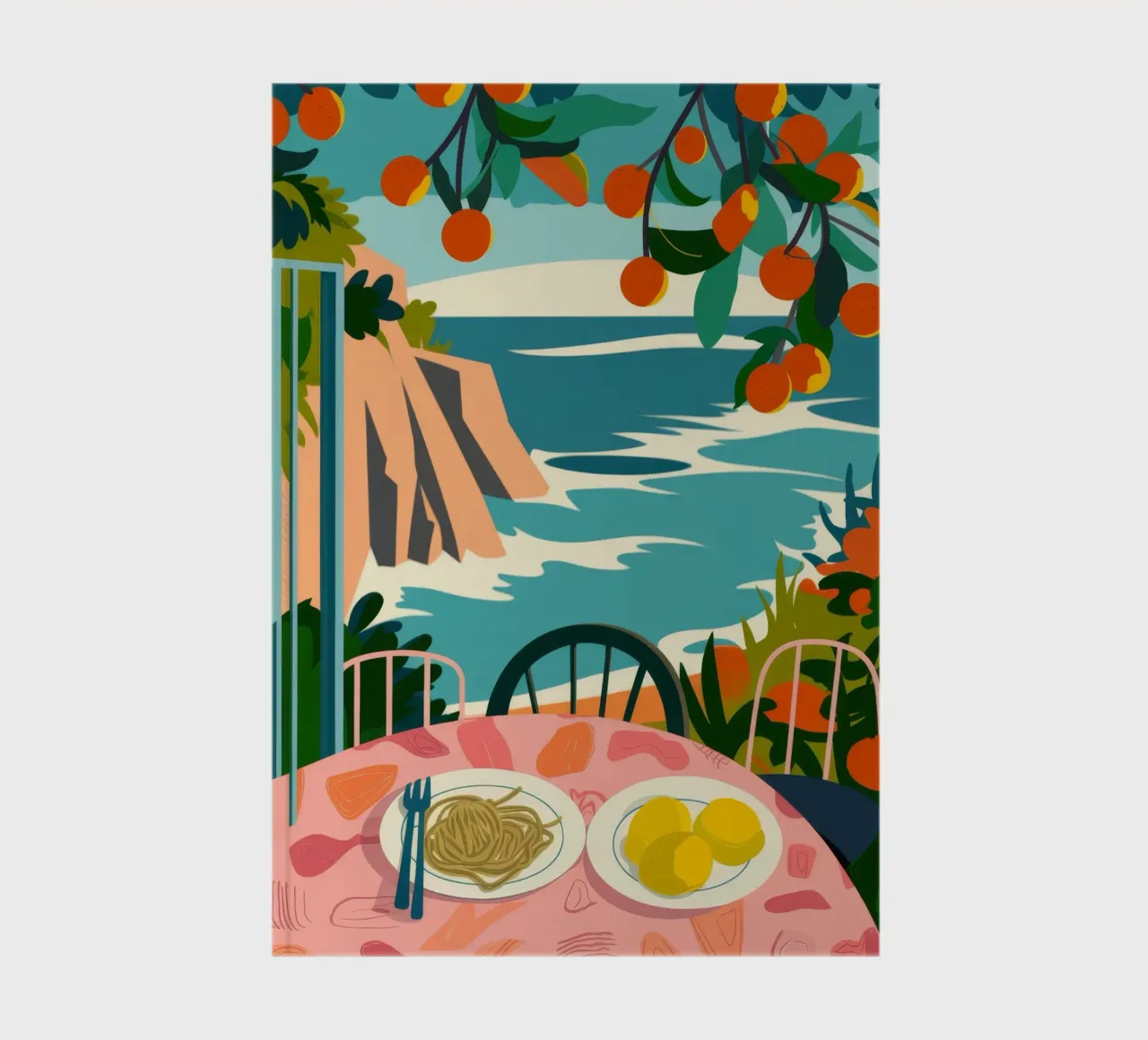 Coastal Feast notebook by Artie Shifa