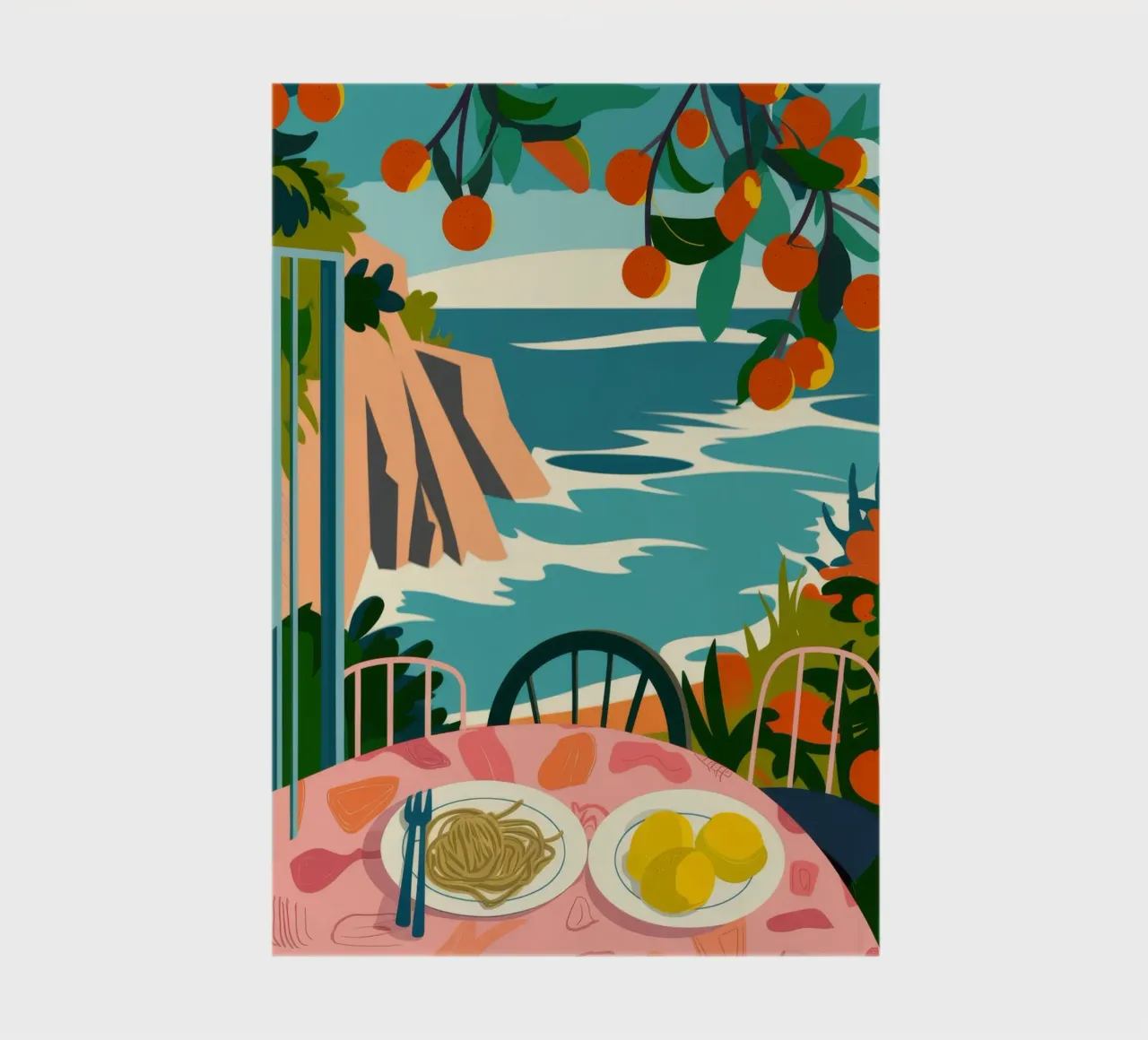 Coastal Feast notebook by Artie Shifa