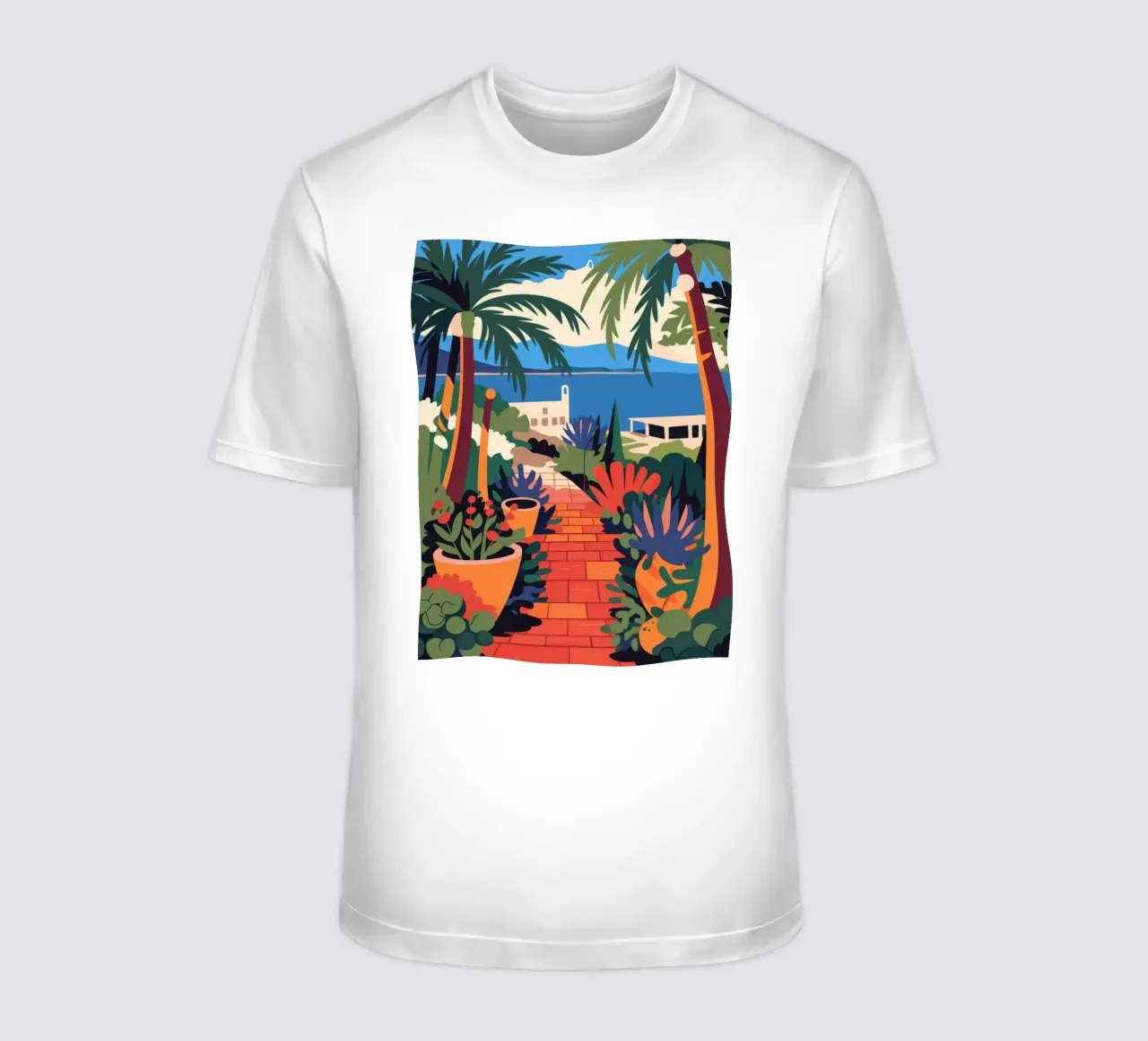 Coastal Pathway t-shirt by Artie Shifa