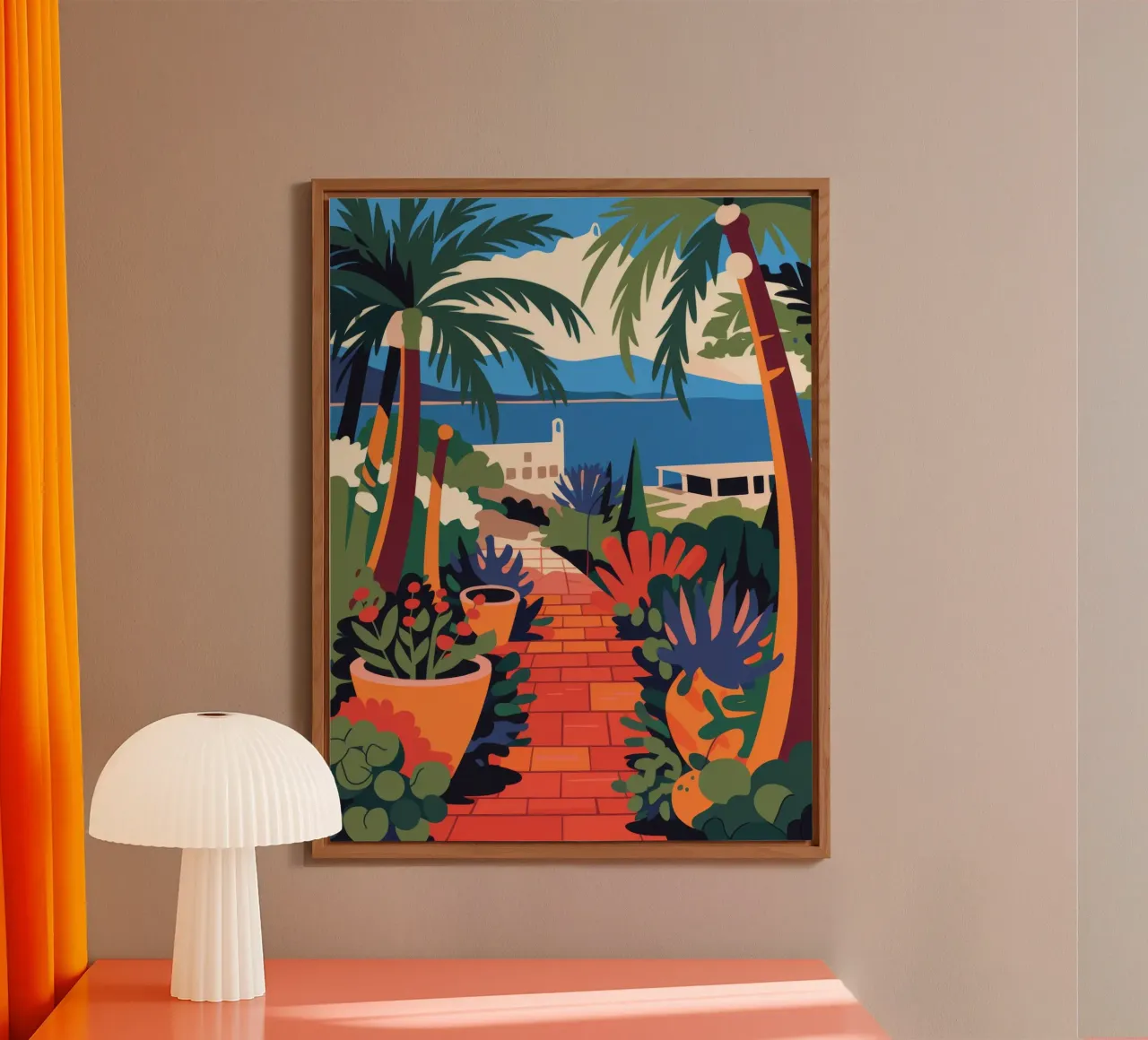 Coastal Pathway alu-dibond by Artie Shifa