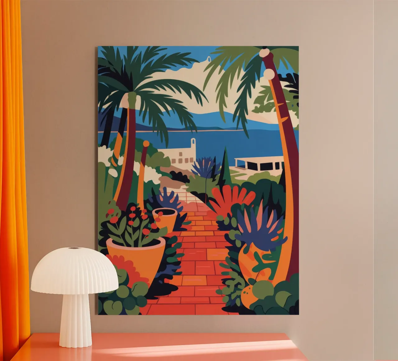 Coastal Pathway alu-dibond by Artie Shifa