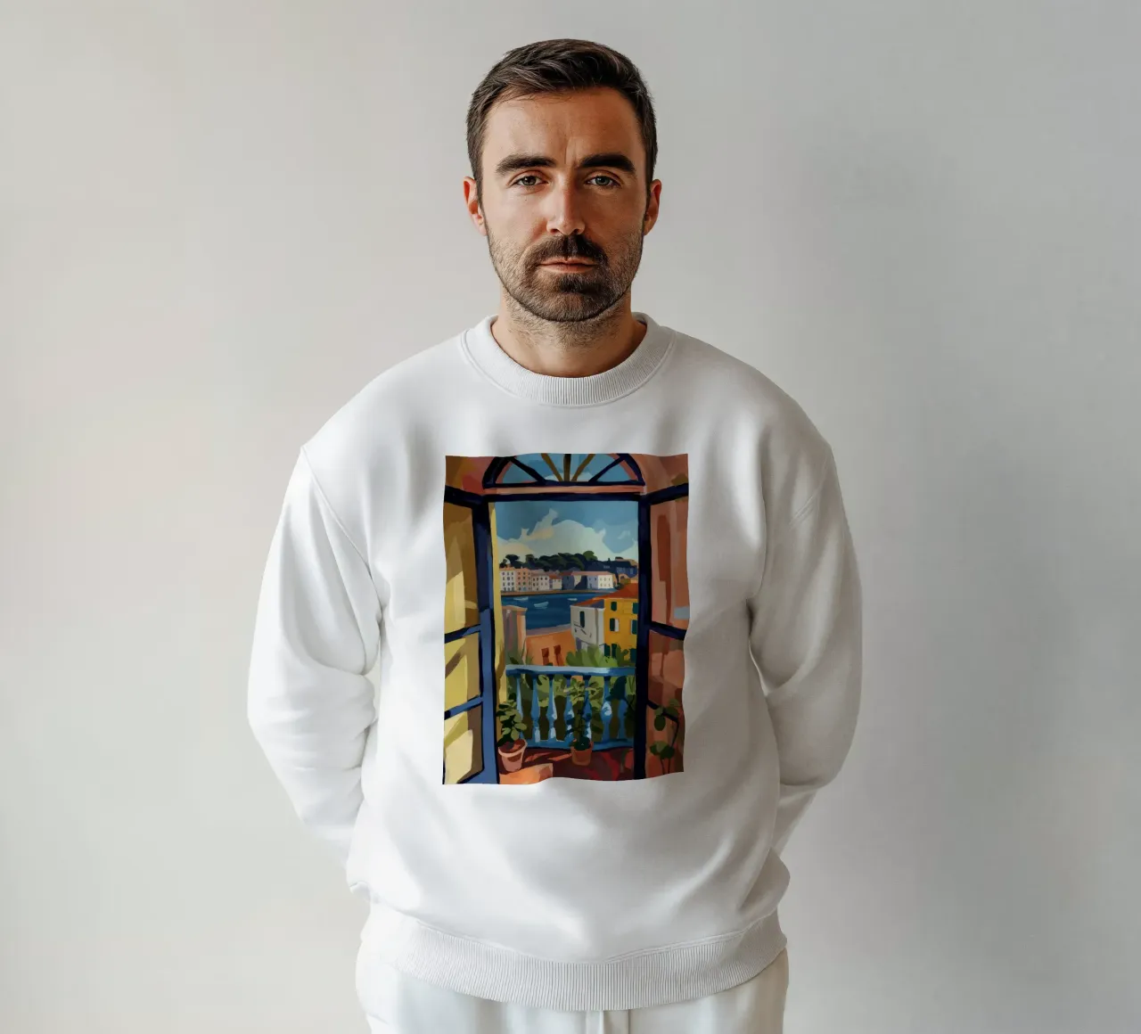 Blick auf die Küste Sweatshirt von Artie Shifa