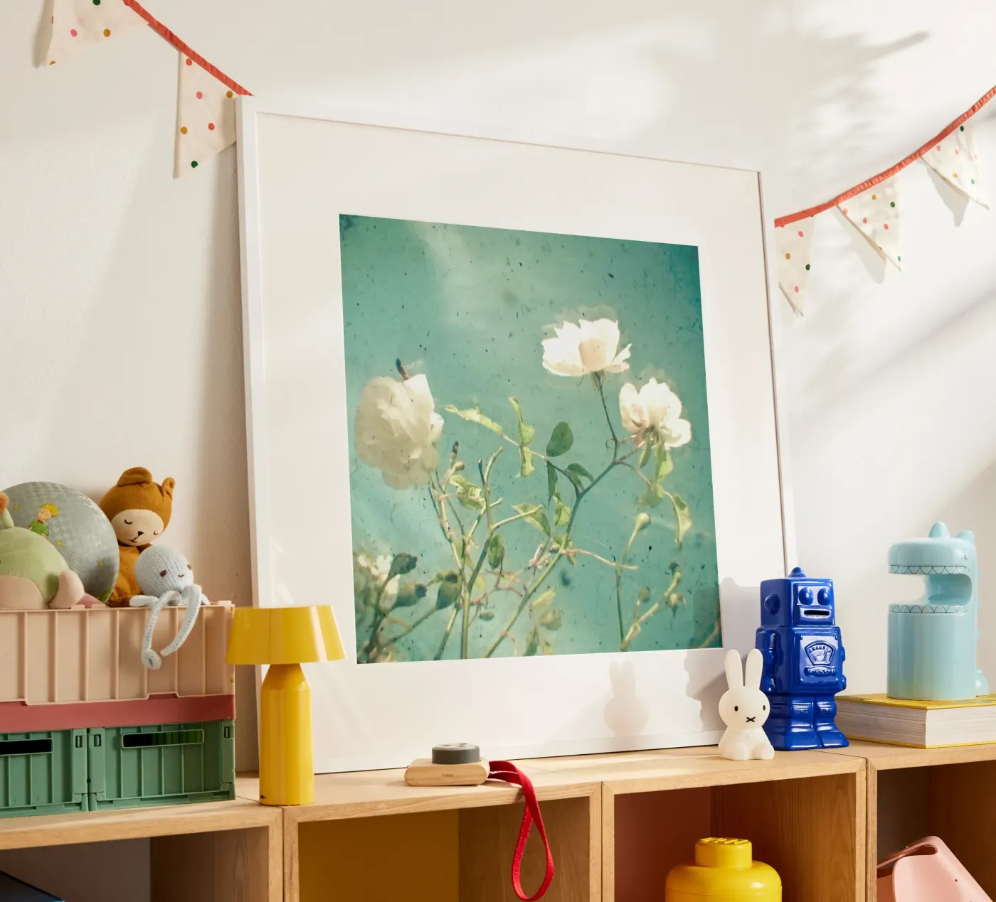 Rosa Bianca poster da Cassia Beck Photography