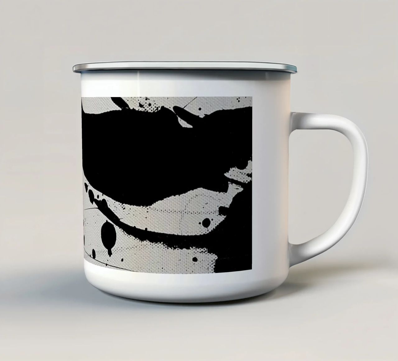 Vibrazione tazza in smalto da rebeccaannemaclean