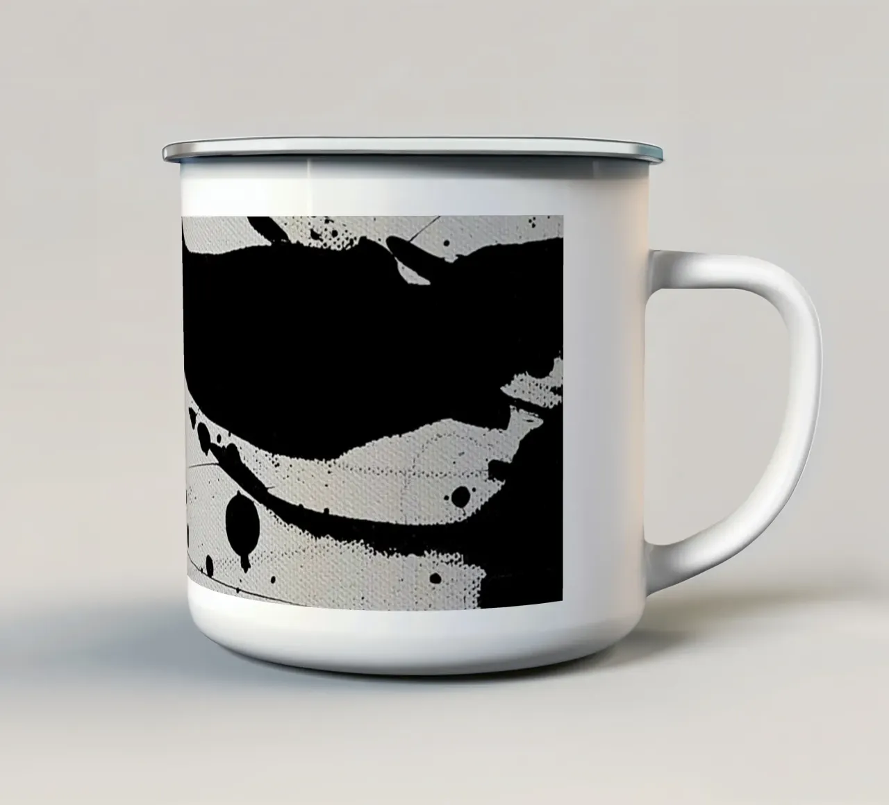 Vibrazione tazza in smalto da rebeccaannemaclean