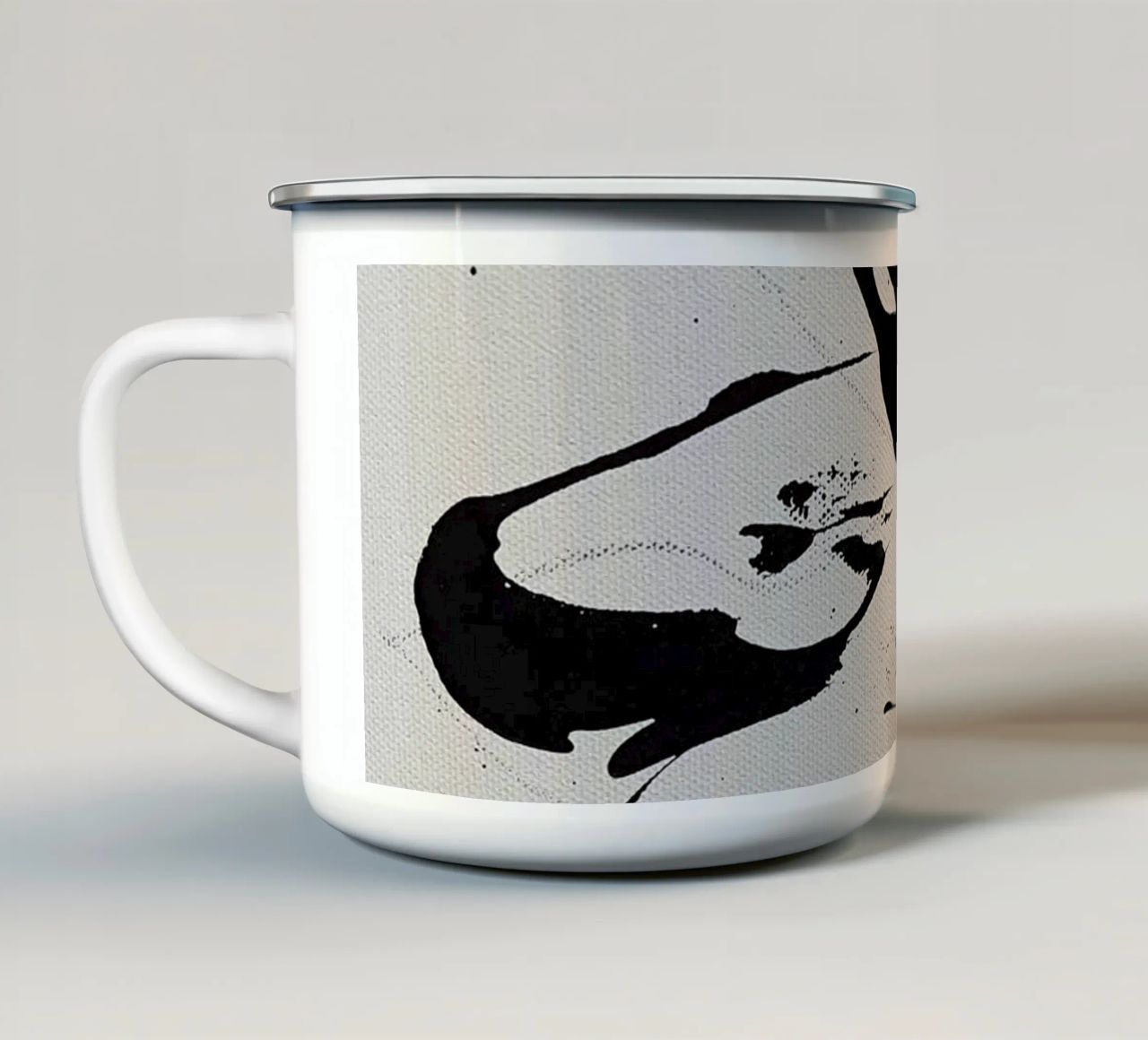 Vibrazione tazza in smalto da rebeccaannemaclean