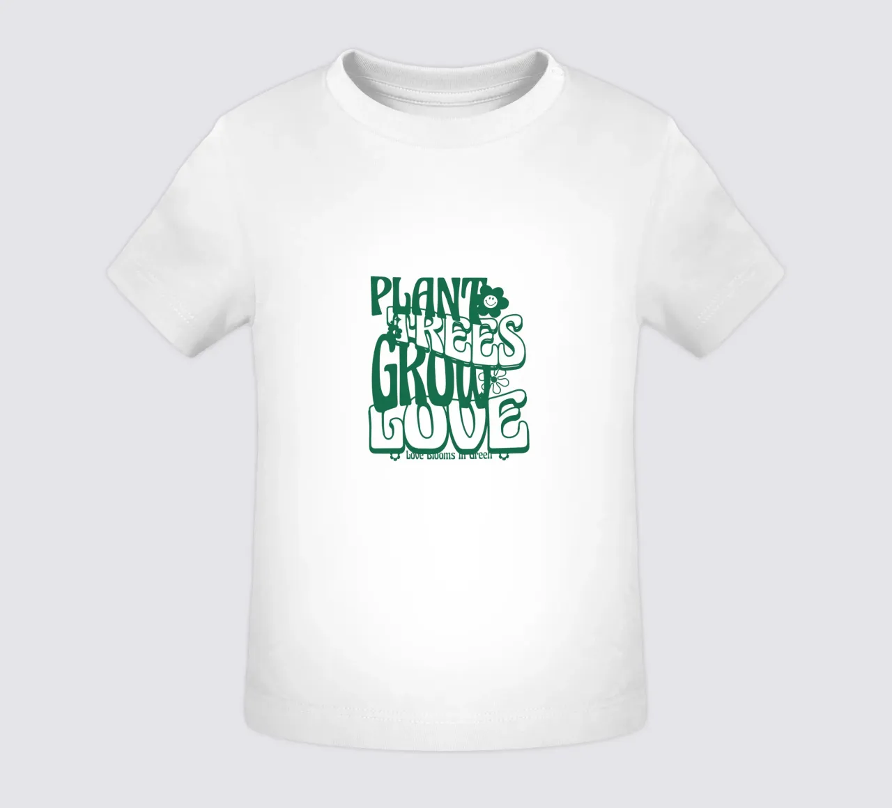 Le piante crescono con amore maglietta neonato da 🥝 KIWI STORE
