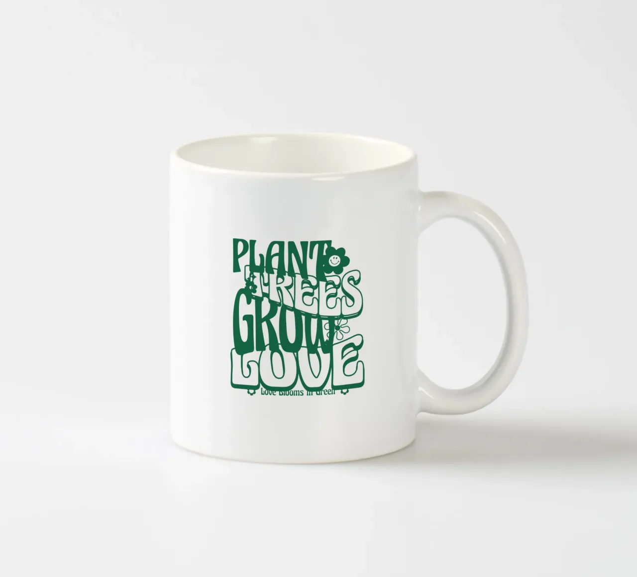 Le piante crescono con amore tazza in ceramica da 🥝 KIWI STORE