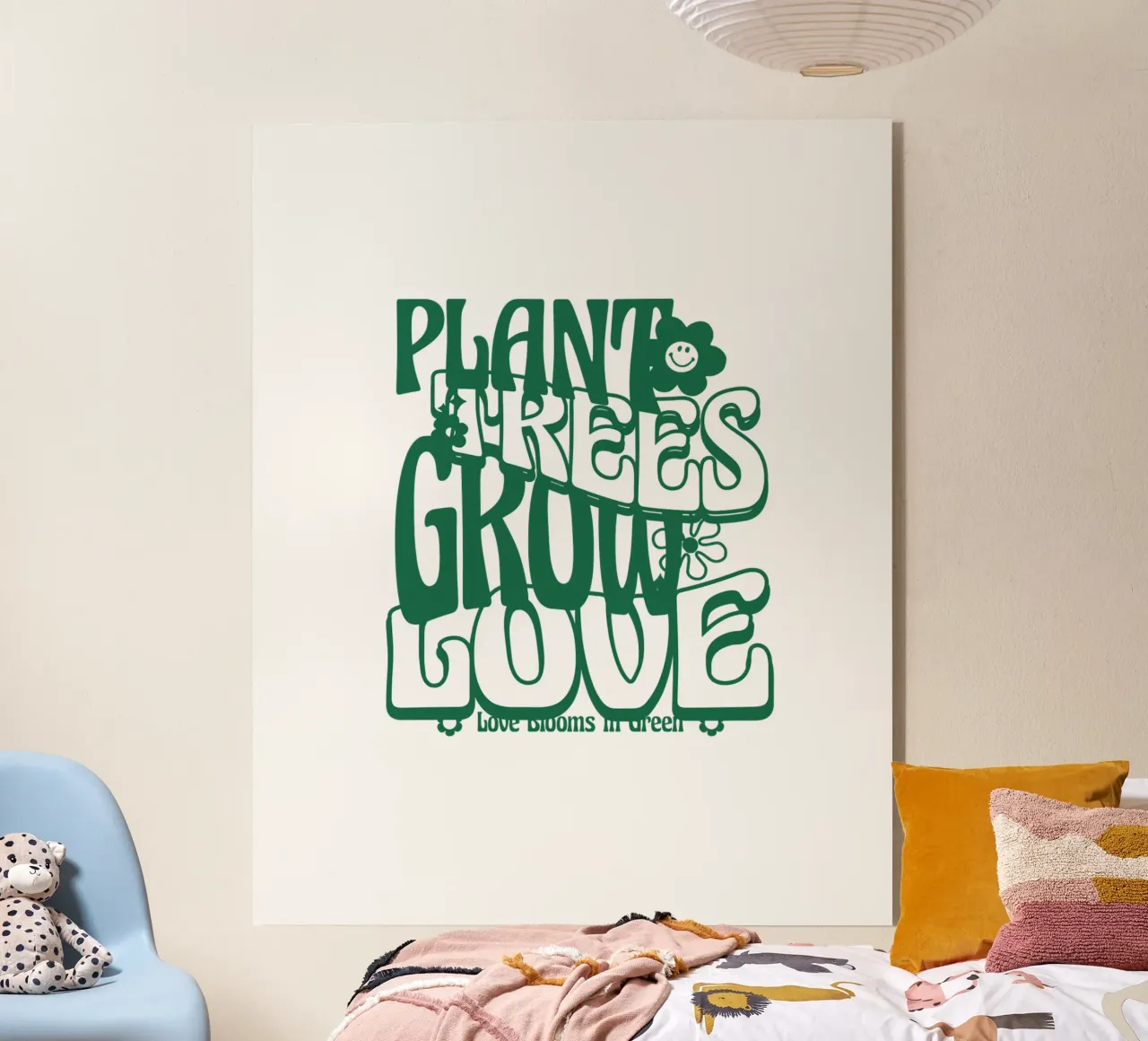 Le piante crescono con amore plexiglass da 🥝 KIWI STORE