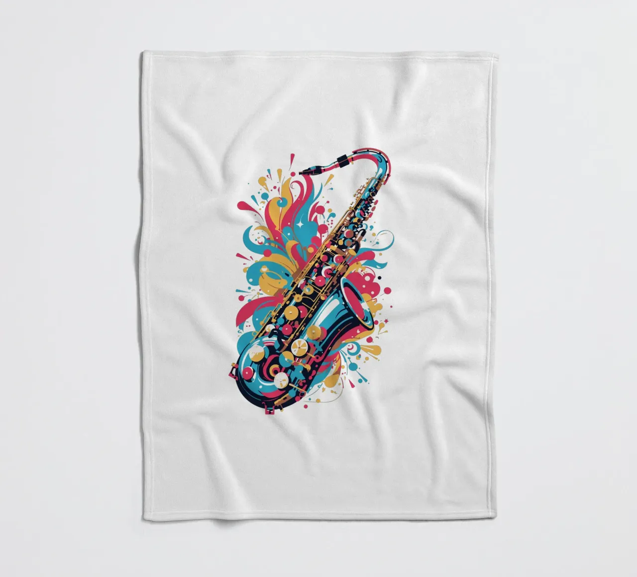 sassofono jazz coperta in pile da 🥝 KIWI STORE