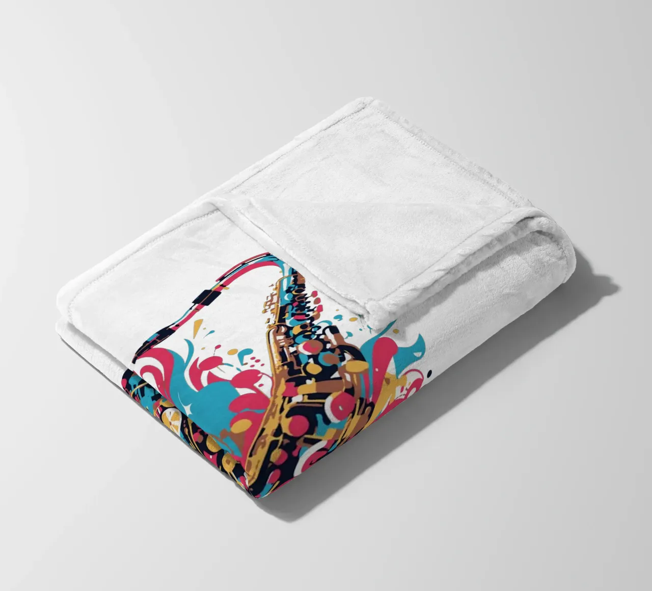 sassofono jazz coperta in pile da 🥝 KIWI STORE