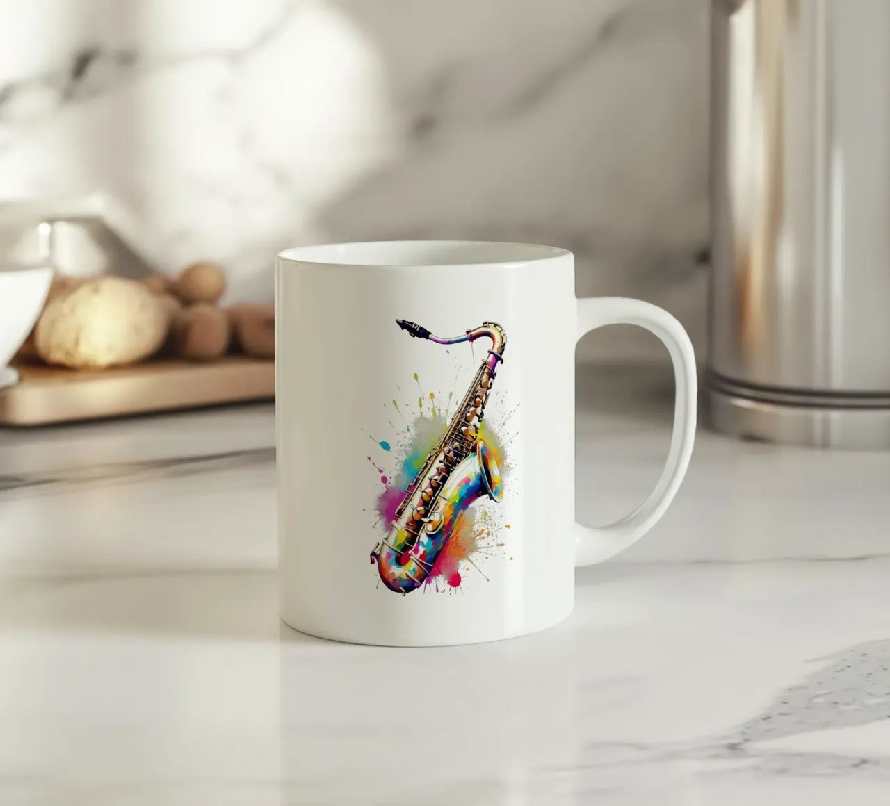sassofono jazz tazza in ceramica da 🥝 KIWI STORE