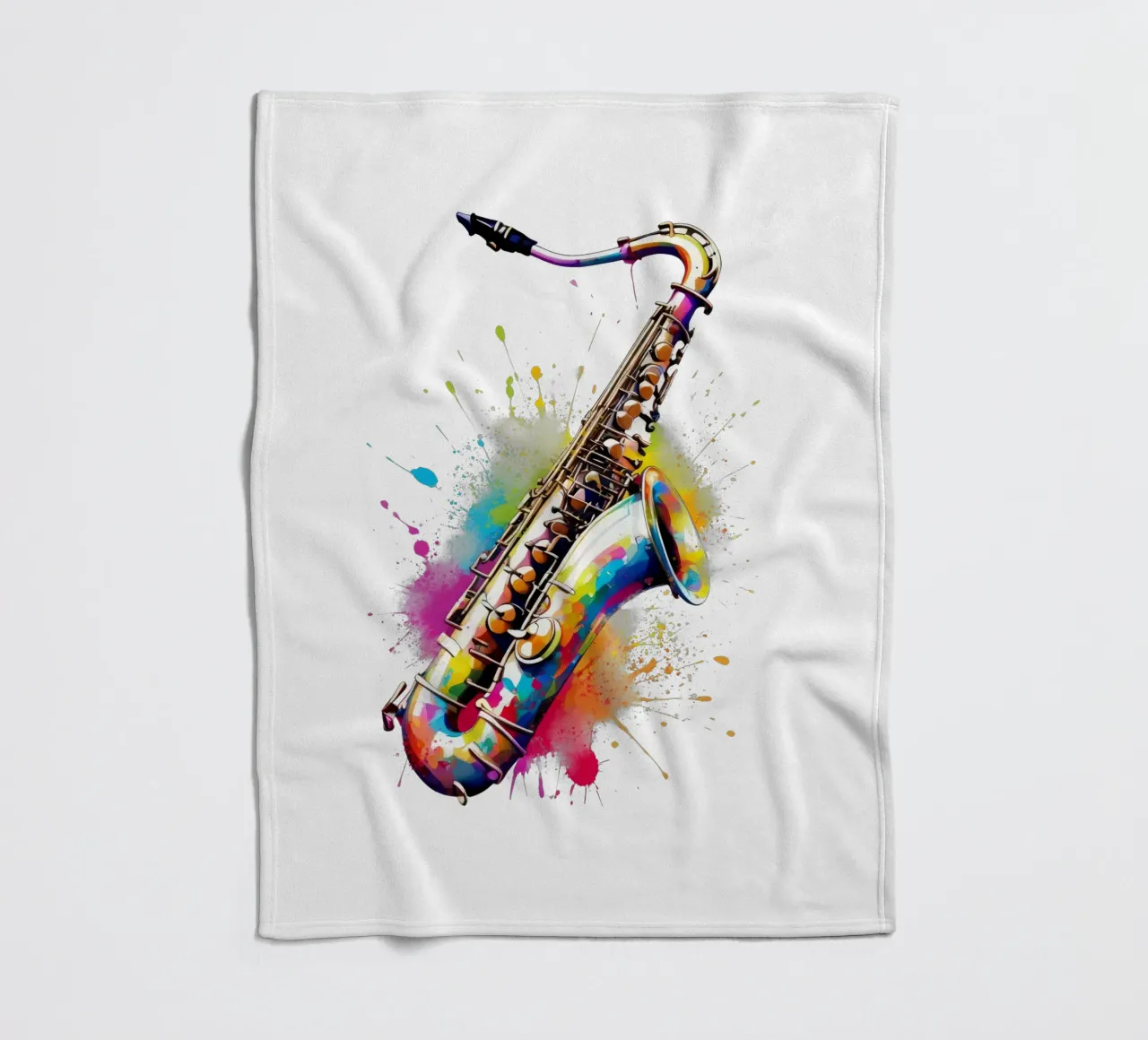 sassofono jazz coperta in pile da 🥝 KIWI STORE