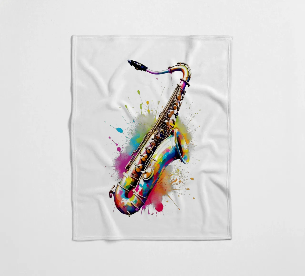 sassofono jazz coperta in pile da 🥝 KIWI STORE