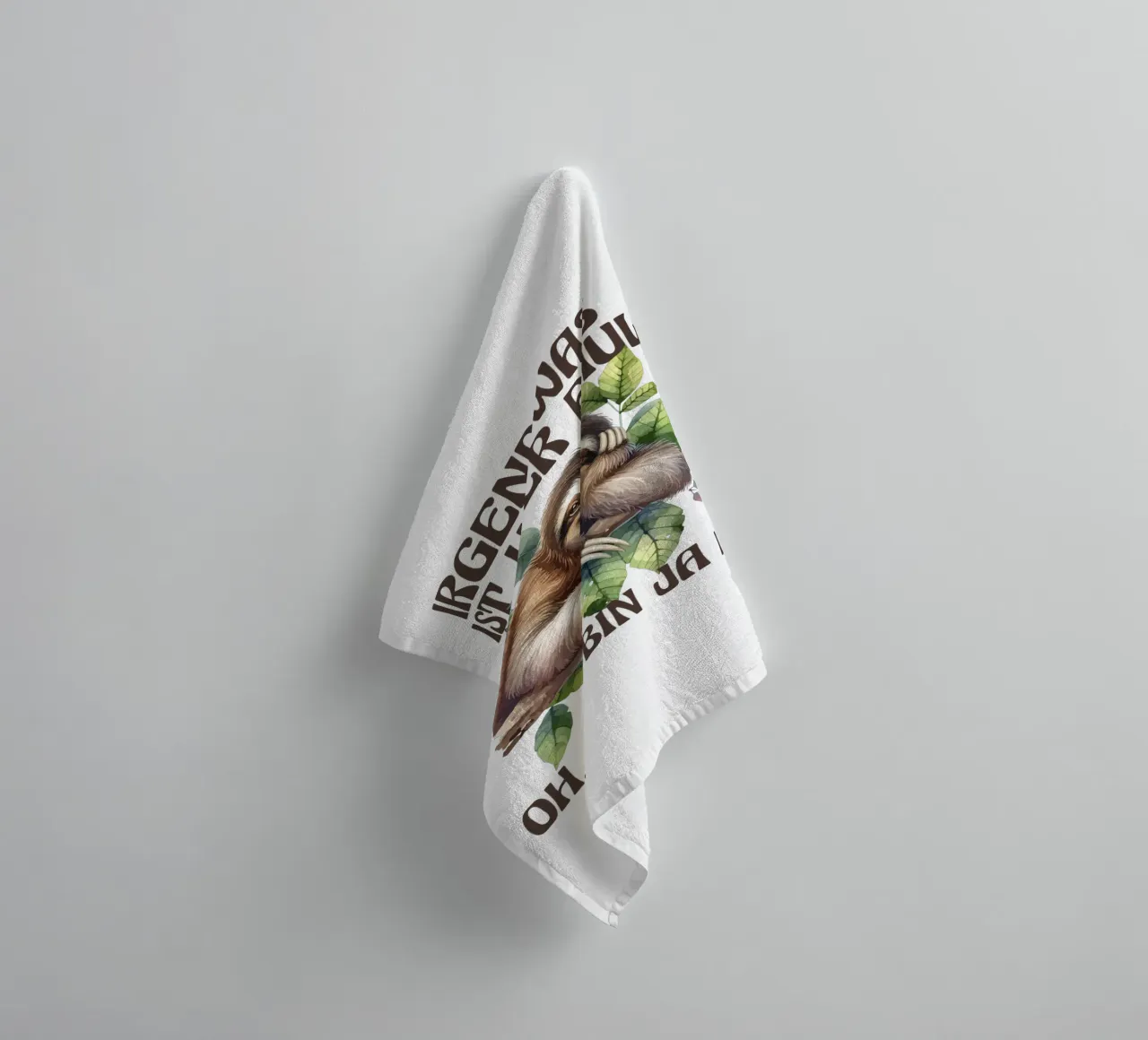 Bradipo tedesco asciugamano da bagno da 🥝 KIWI STORE
