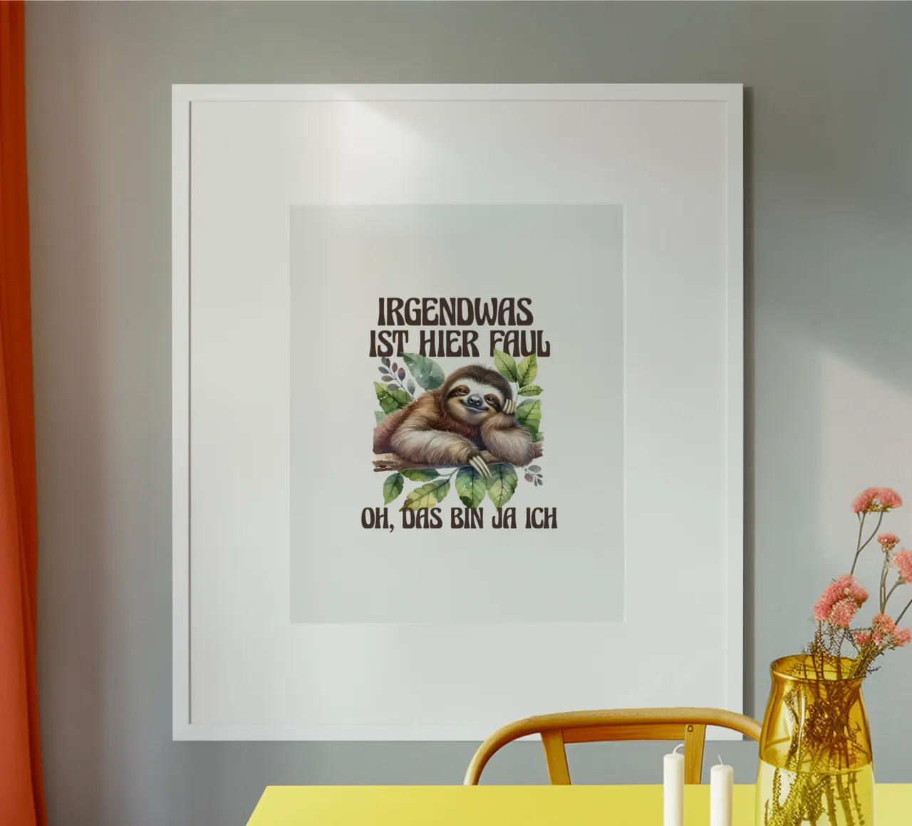 Perezoso alemán poster de 🥝 KIWI STORE
