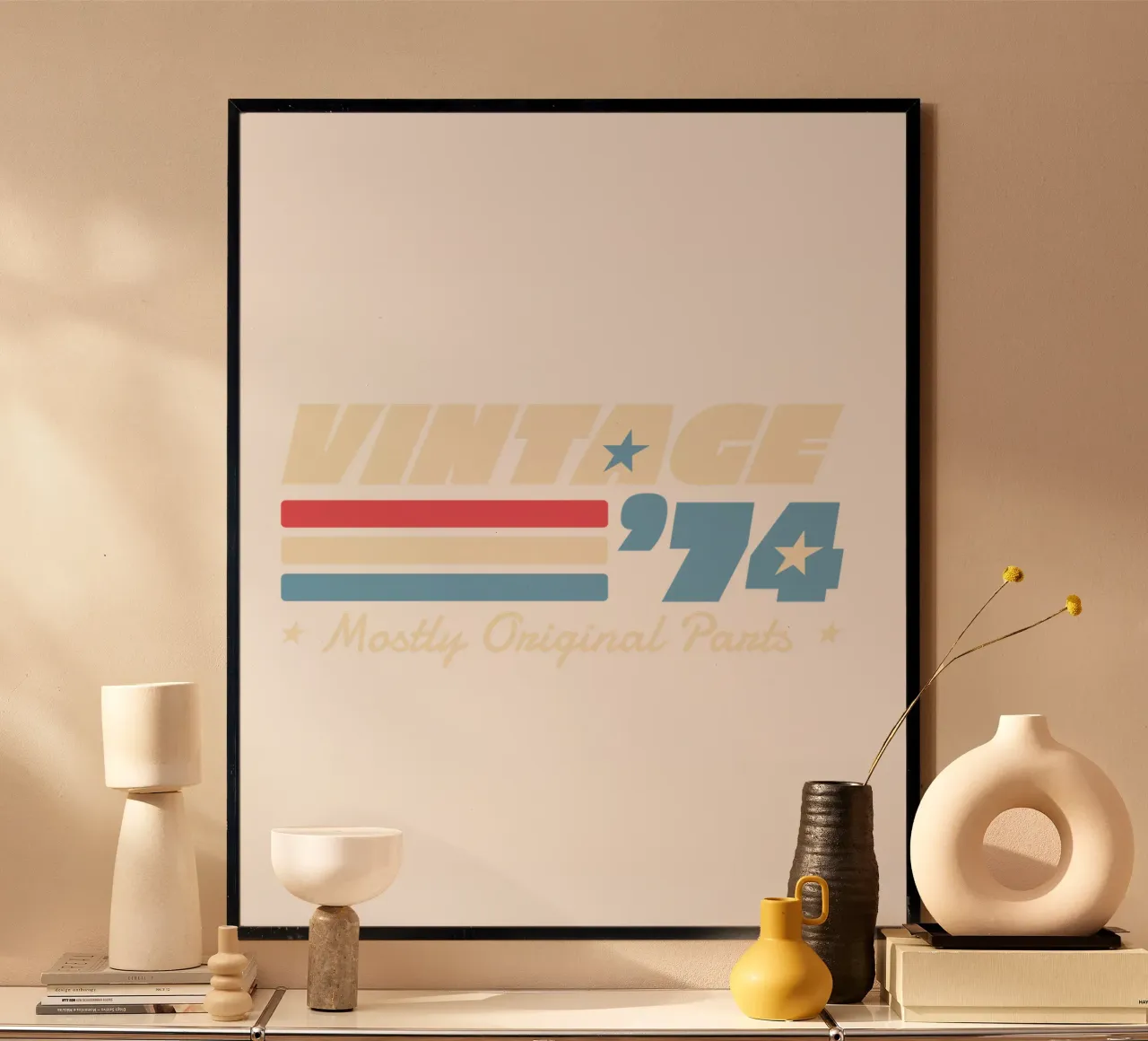 citazione vintage 74 poster con telaio in plastica da 🥝 KIWI STORE