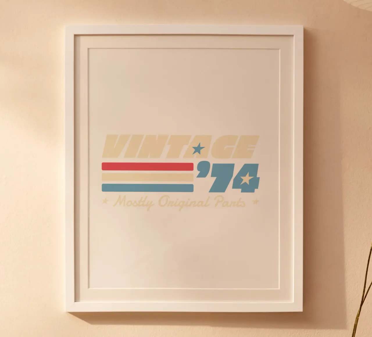 citazione vintage 74 poster con telaio in plastica da 🥝 KIWI STORE