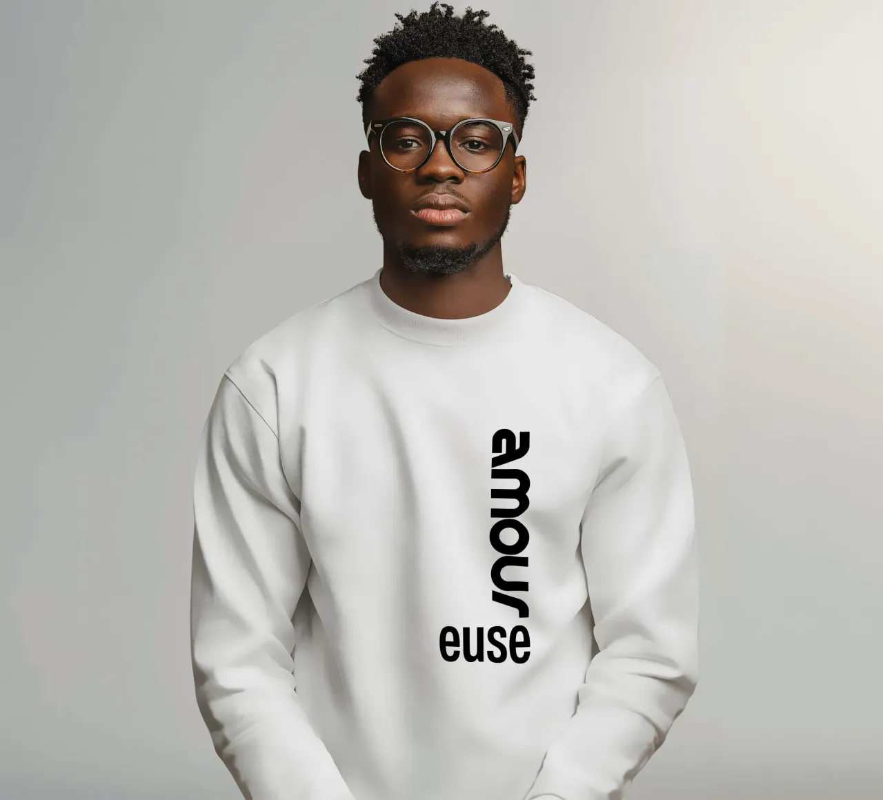 Amour Euse felpa da YV TYPOGRAPHY