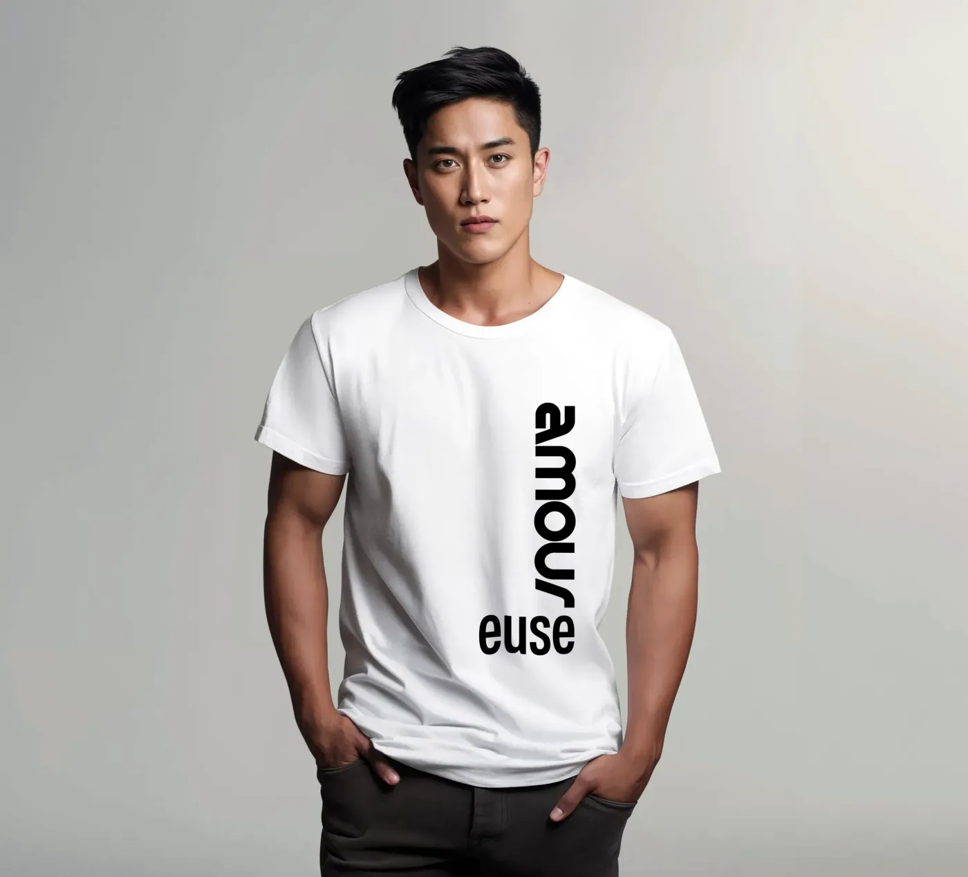 Amour Euse t-shirt da YV TYPOGRAPHY