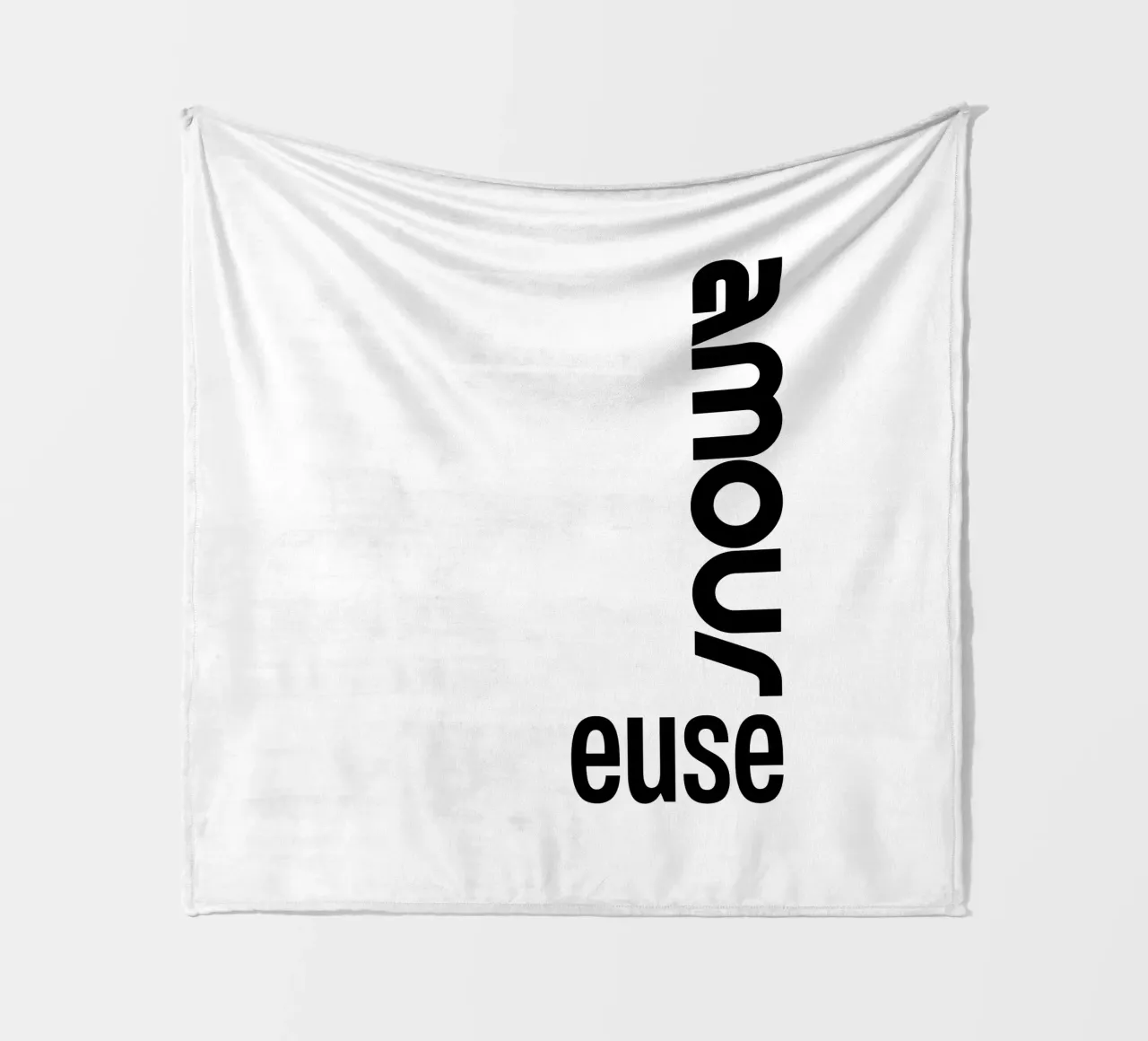 Amour Euse Fleecedecke von YV TYPOGRAPHY
