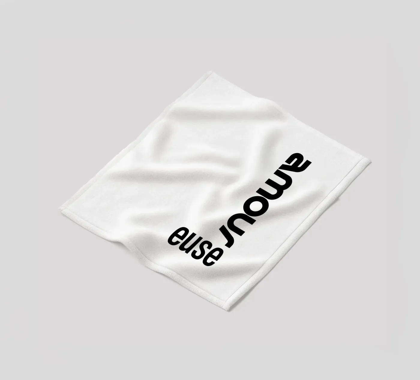 Amour Euse Fleecedecke von YV TYPOGRAPHY