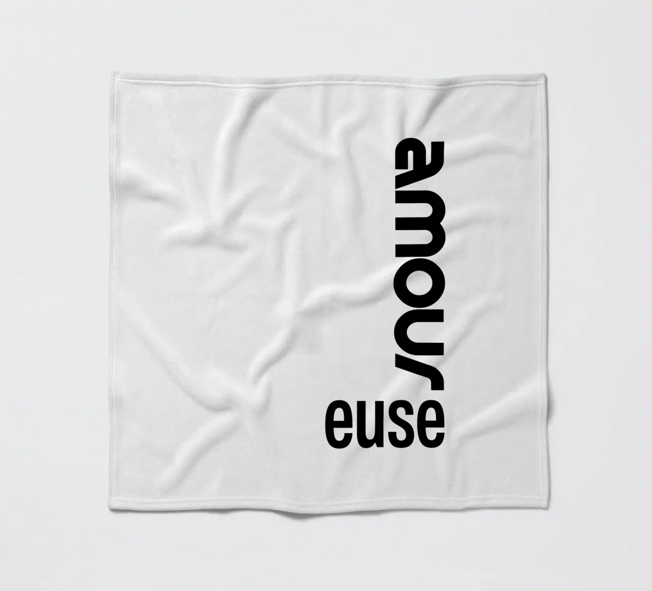 Amour Euse Fleecedecke von YV TYPOGRAPHY
