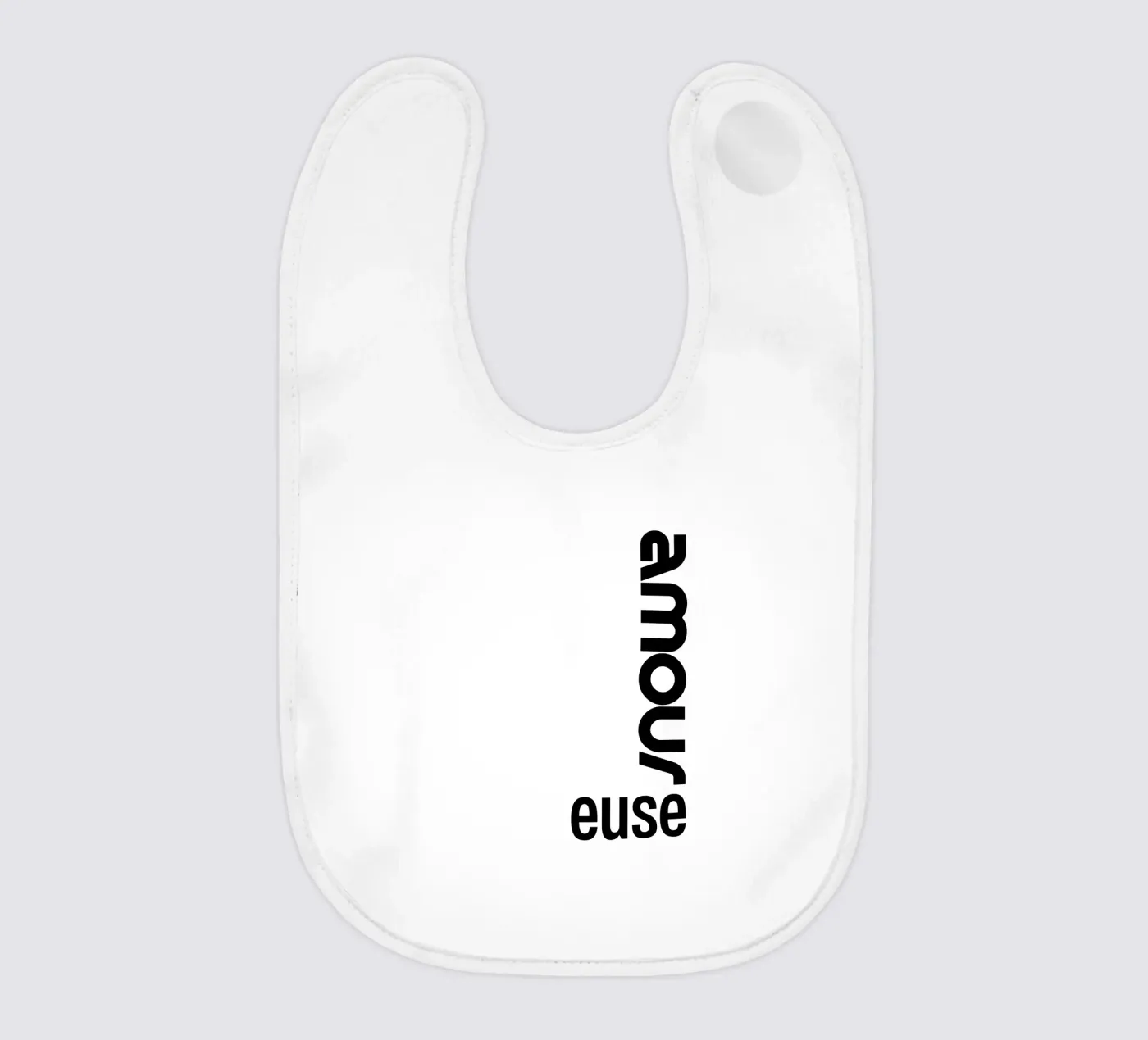 Amour Euse bavaglino da YV TYPOGRAPHY