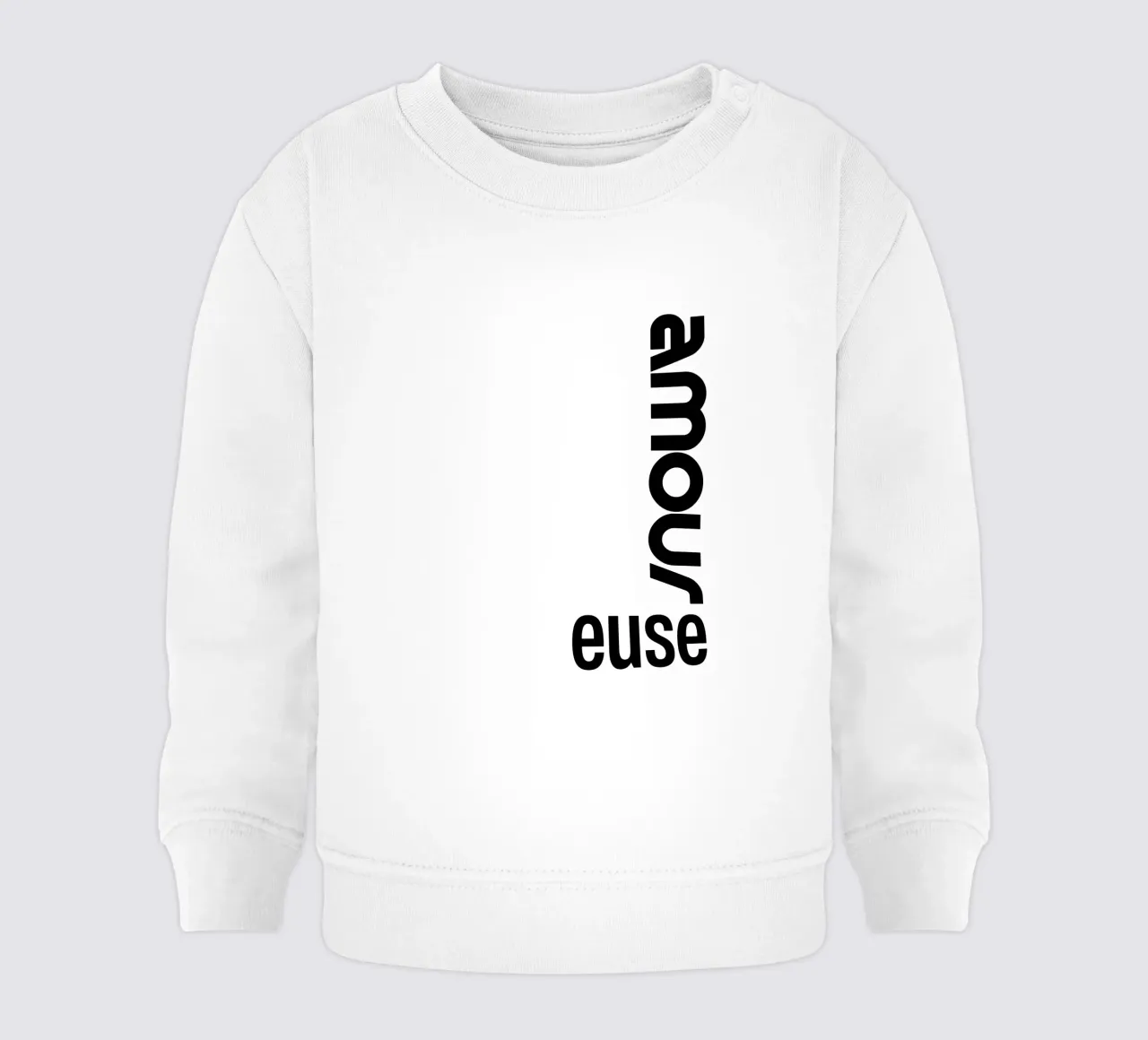 Amour Euse felpa neonato da YV TYPOGRAPHY